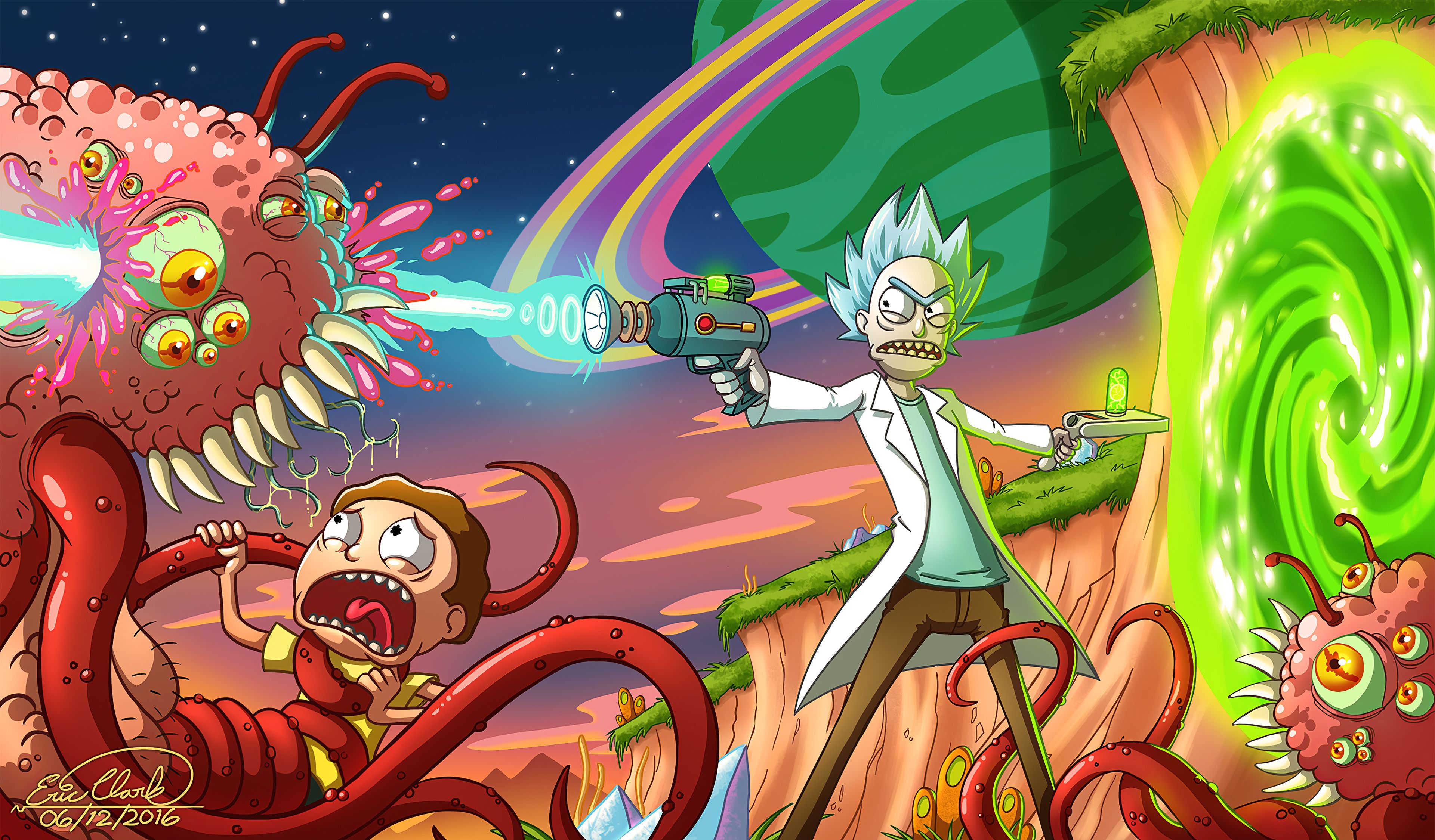 Wallpaper 4k Rick And Morty Smith Adventures Rick And Morty 4k wallpaper, Rick And Morty art wallpaper 4k, Rick And Morty wallpaper
