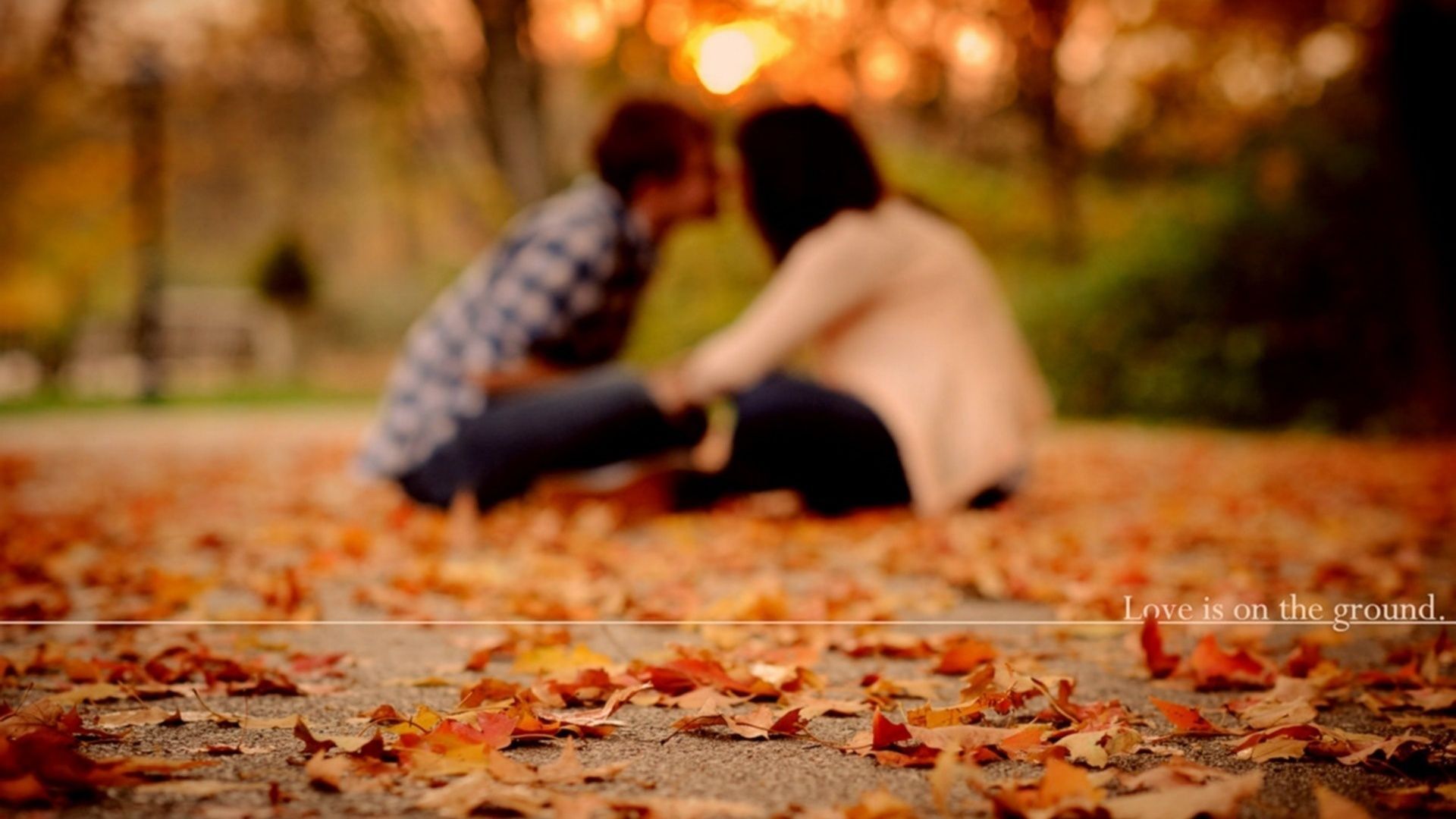 Autumn Love. Romantic couple kissing, Cute love quotes, Romantic couples
