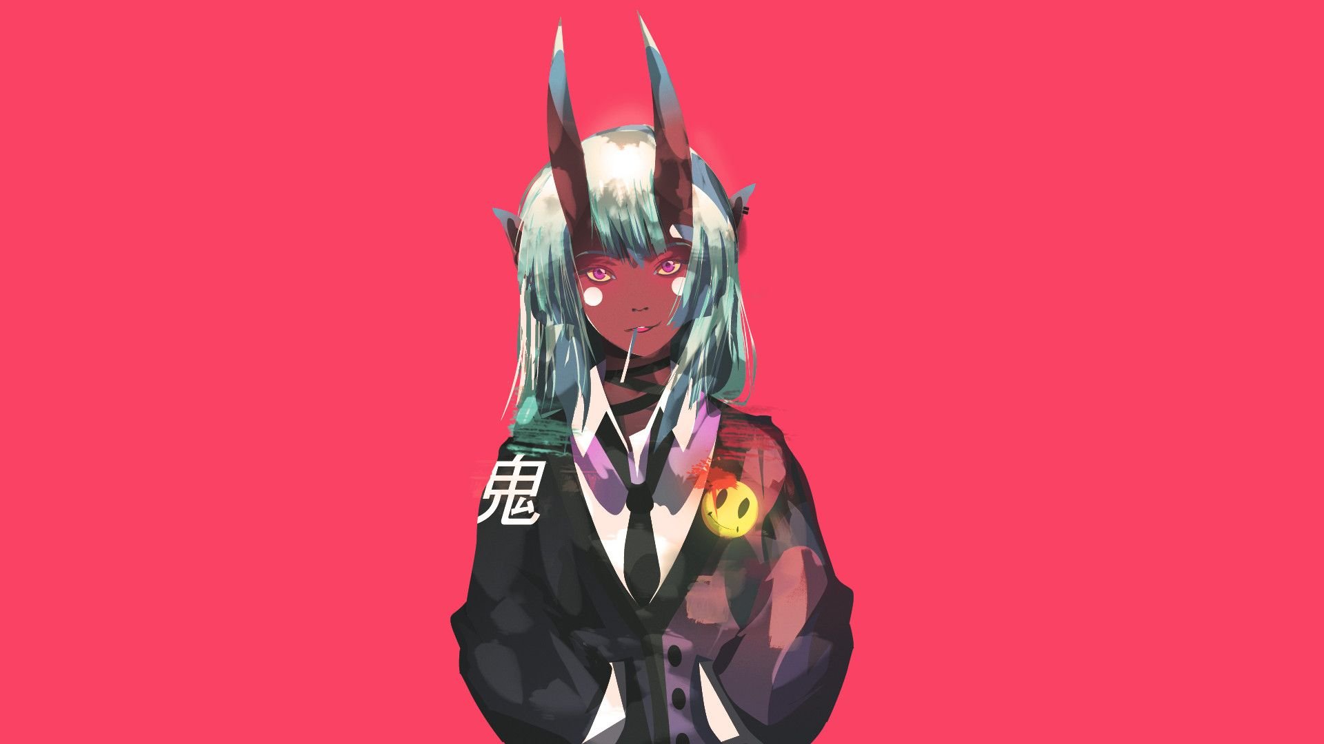 Oni mask anime cartoon demon devil japan japanese HD phone wallpaper   Peakpx