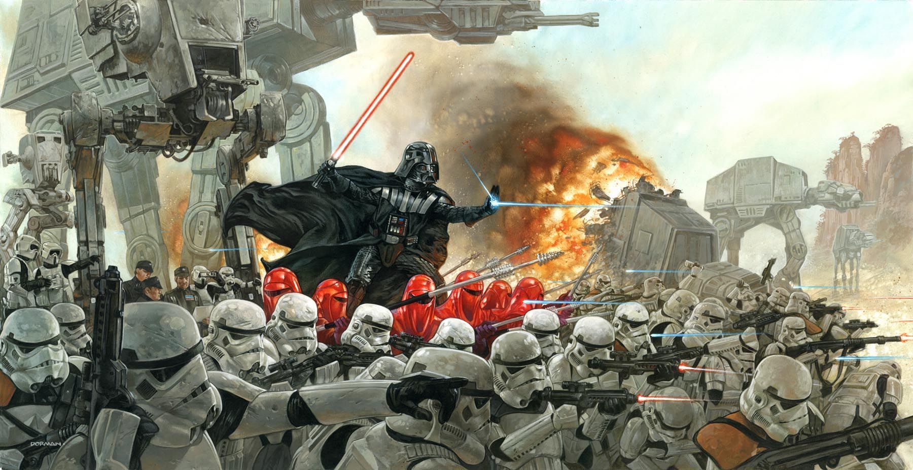 Vader's army. Star wars art, Star wars illustration, Star wars awesome