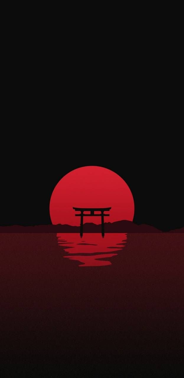 Download Red Japan wallpaper by SebiAdv now. Browse millions of popular. Red and black wallpaper, Dark red wallpaper, Dark phone wallpaper