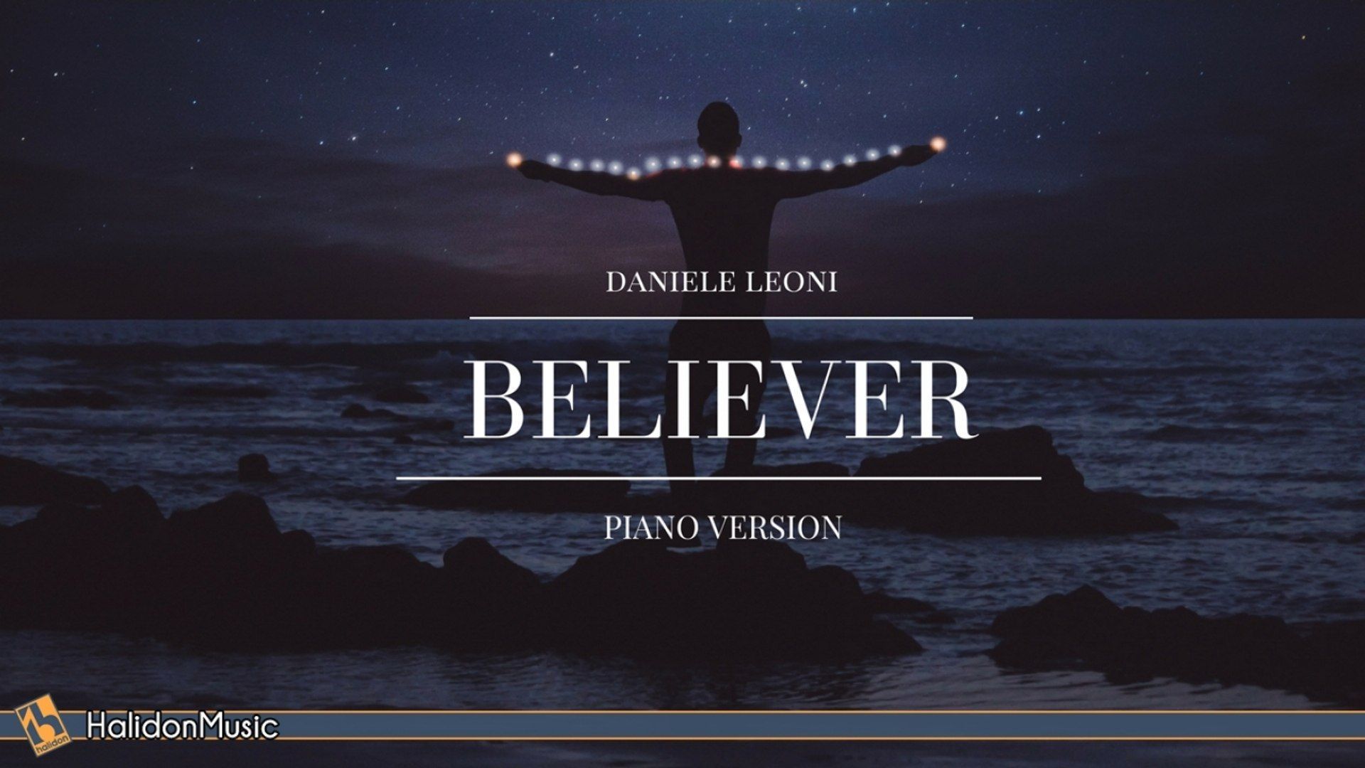 Believer минус. Daniele Leoni – Believer (Piano Version). Believer-Piano обложка песни.