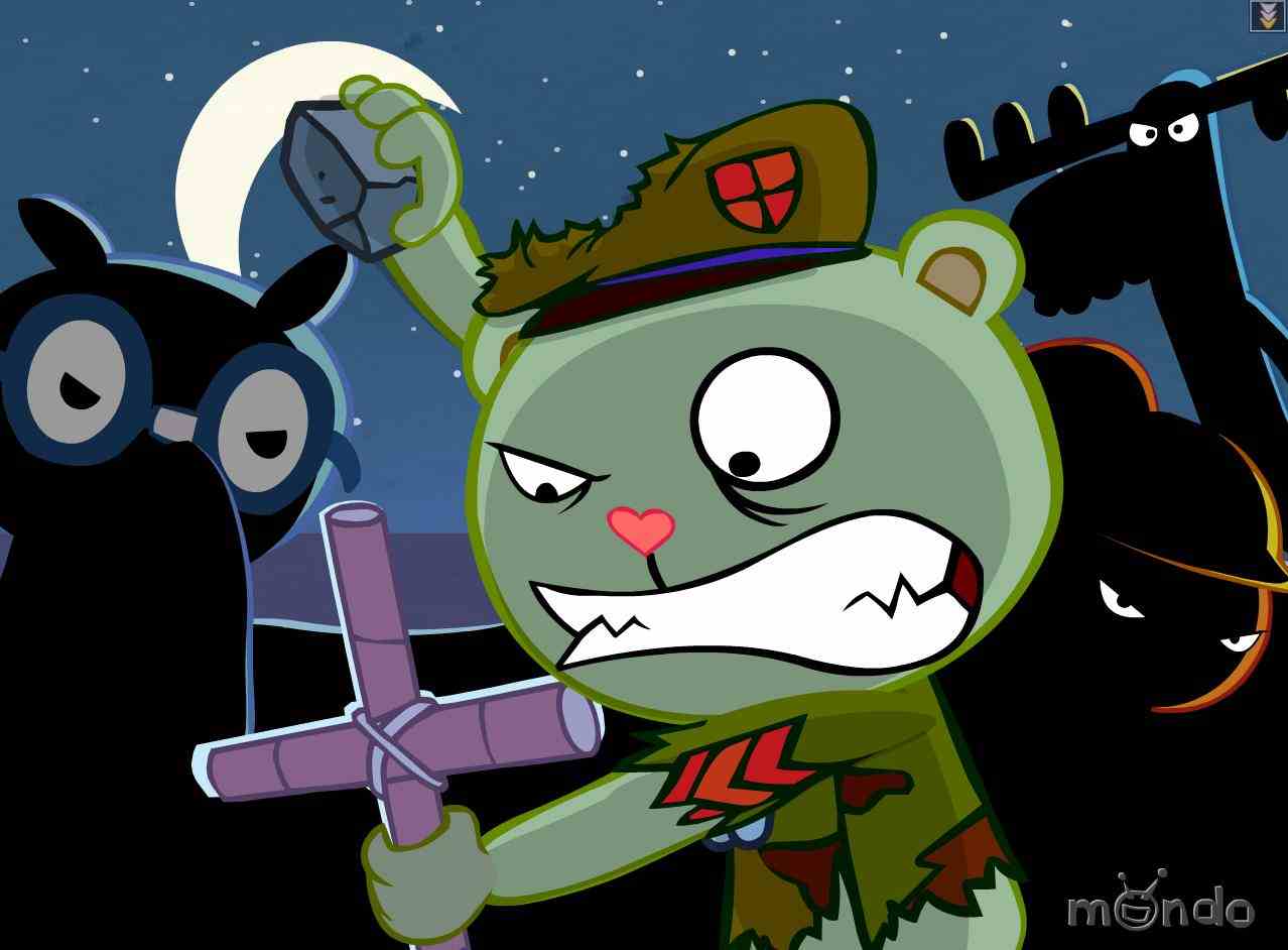 Фото флиппи из happy tree friends