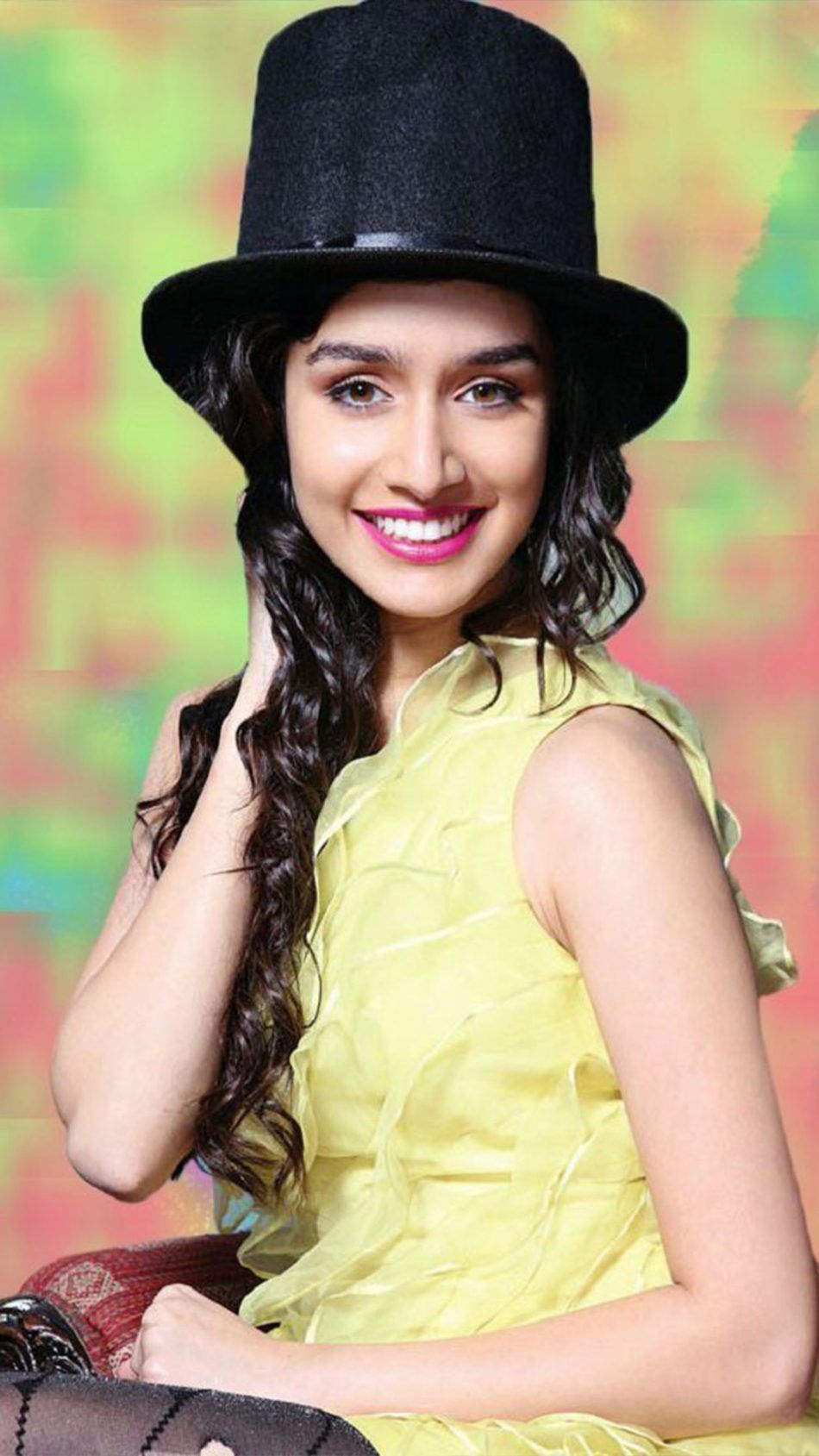 Shraddha Kapoor Wearing Black Hat 4K Ultra HD Mobile Wallpaper. Shraddha kapoor, Wearing black, Celebrity wallpaper
