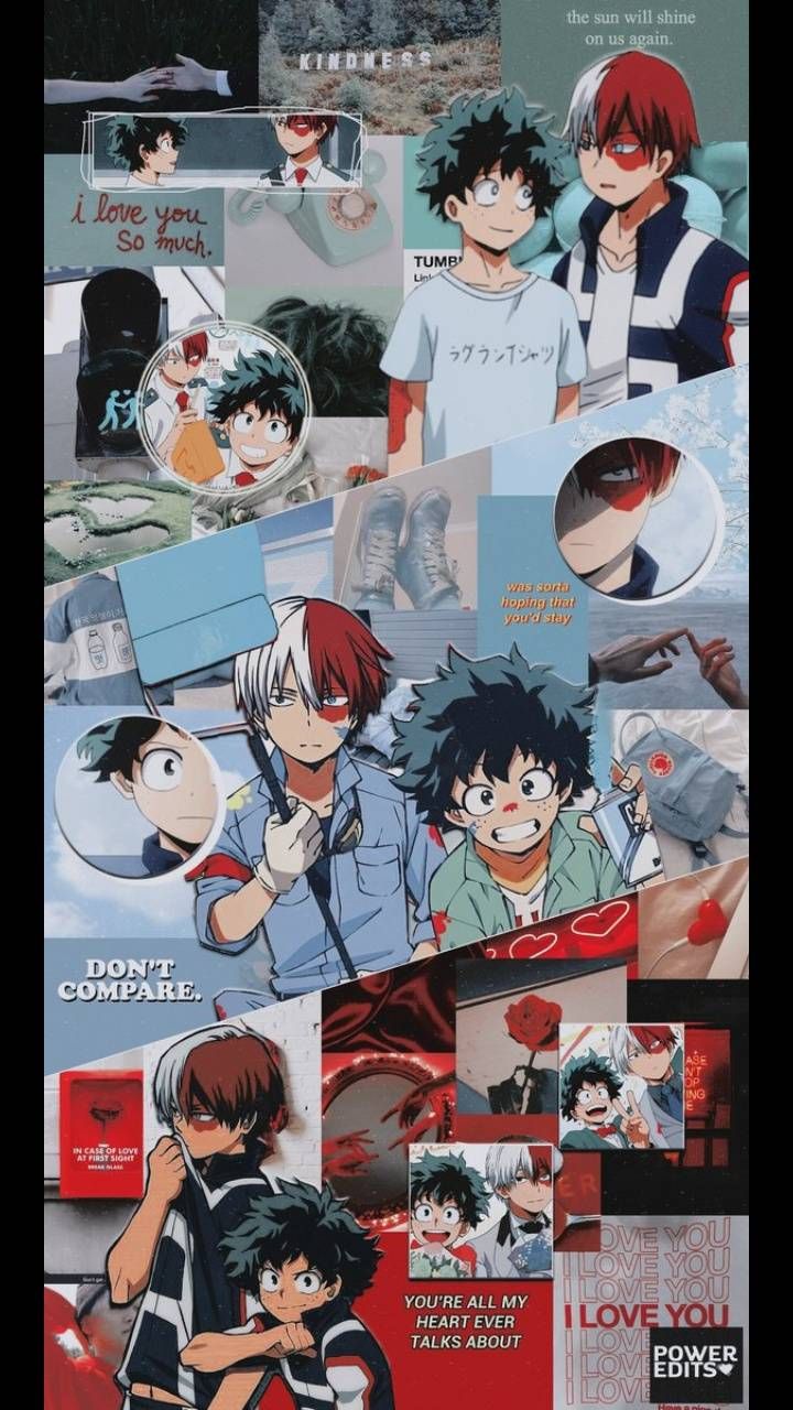 Black Aesthetic Anime Wallpaper New Todoroki y deku wallpaper by marilove501. Anime Aesthetic Wallpaper 2021