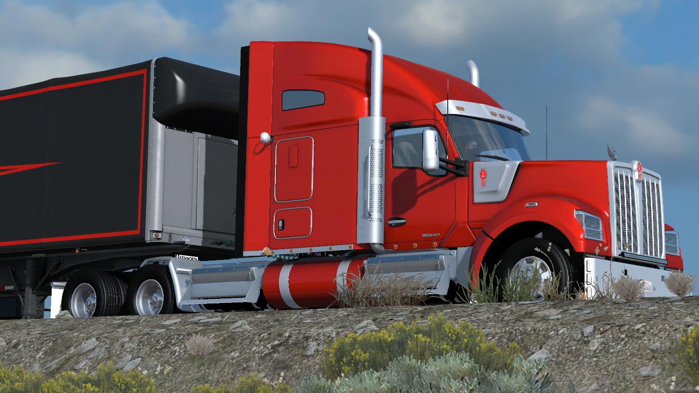 Kenworth W990 [1.34.x]. American Truck Simulator mods