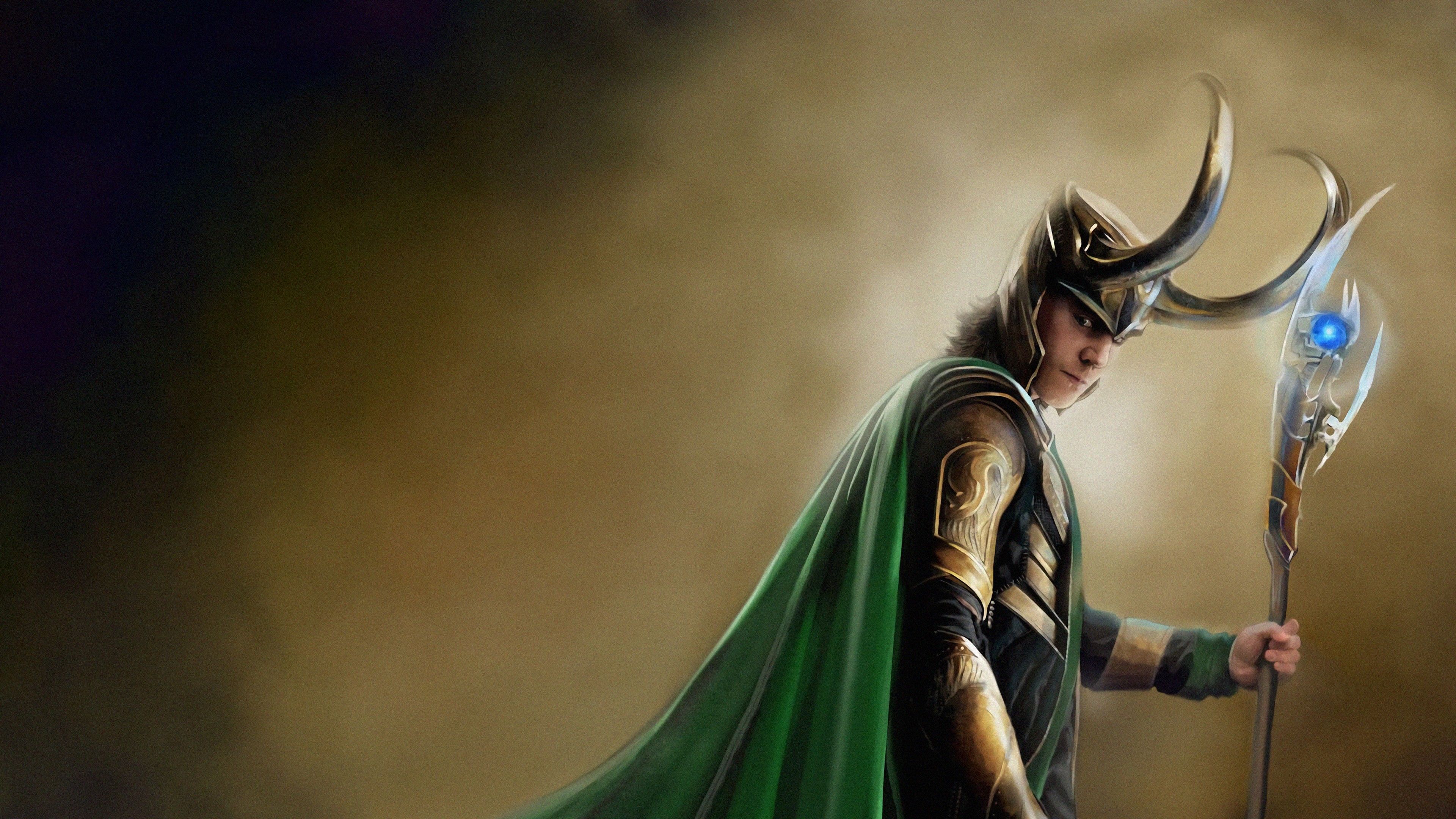 Loki Marvel Comics Tom Hiddleston 4K HD Loki Wallpaper