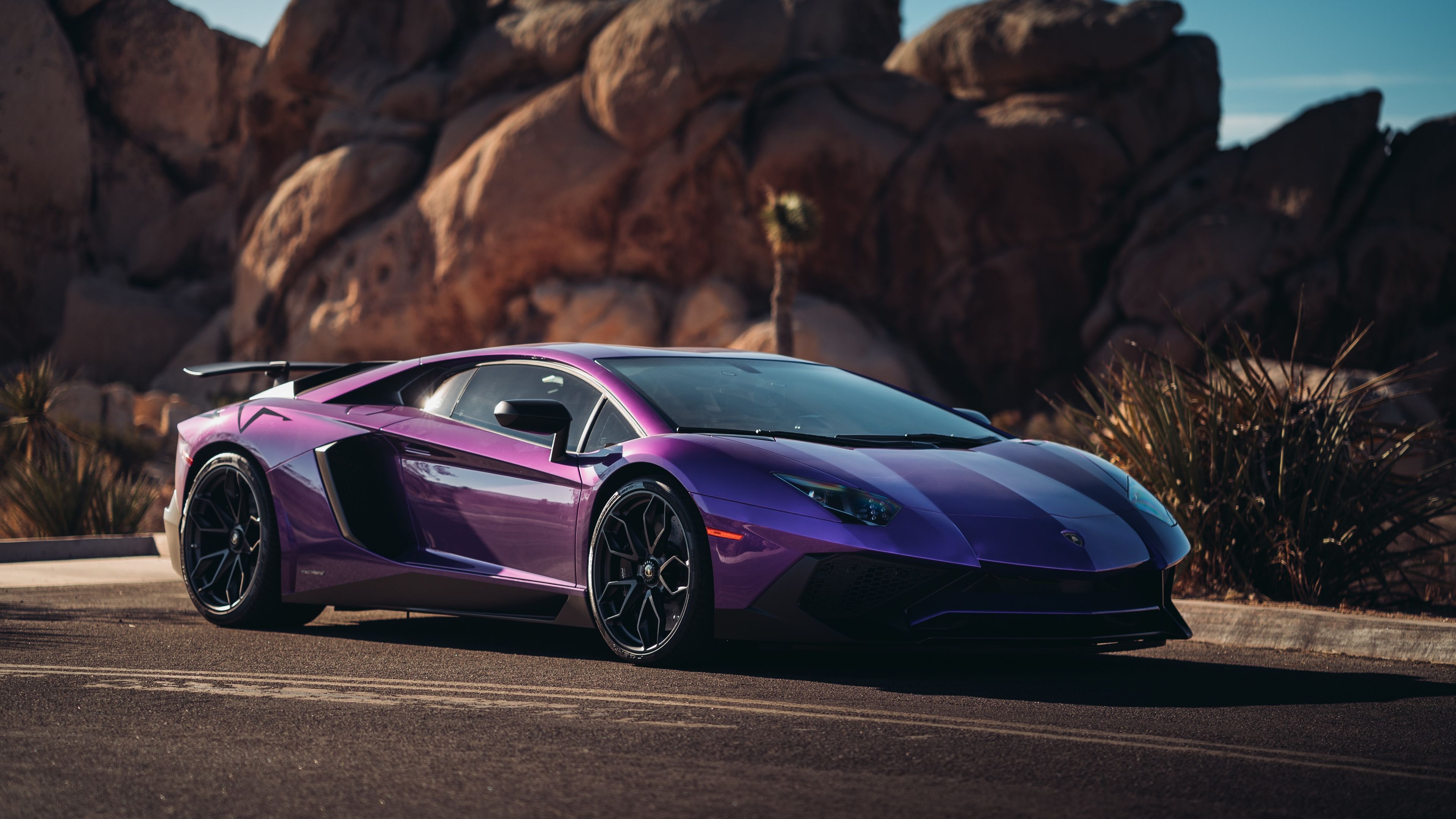 Download 3840x2160 wallpaper lamborghini aventador lp 750, sports car, purple, 4k, uhd 16:9, widescreen, 3840x2160 HD image, background, 8577