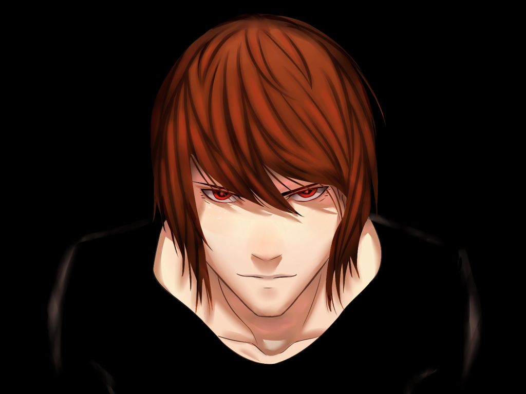 Desktop wallpaper light yagami, red head, anime boy, death note, HD image, picture, background, f42c80