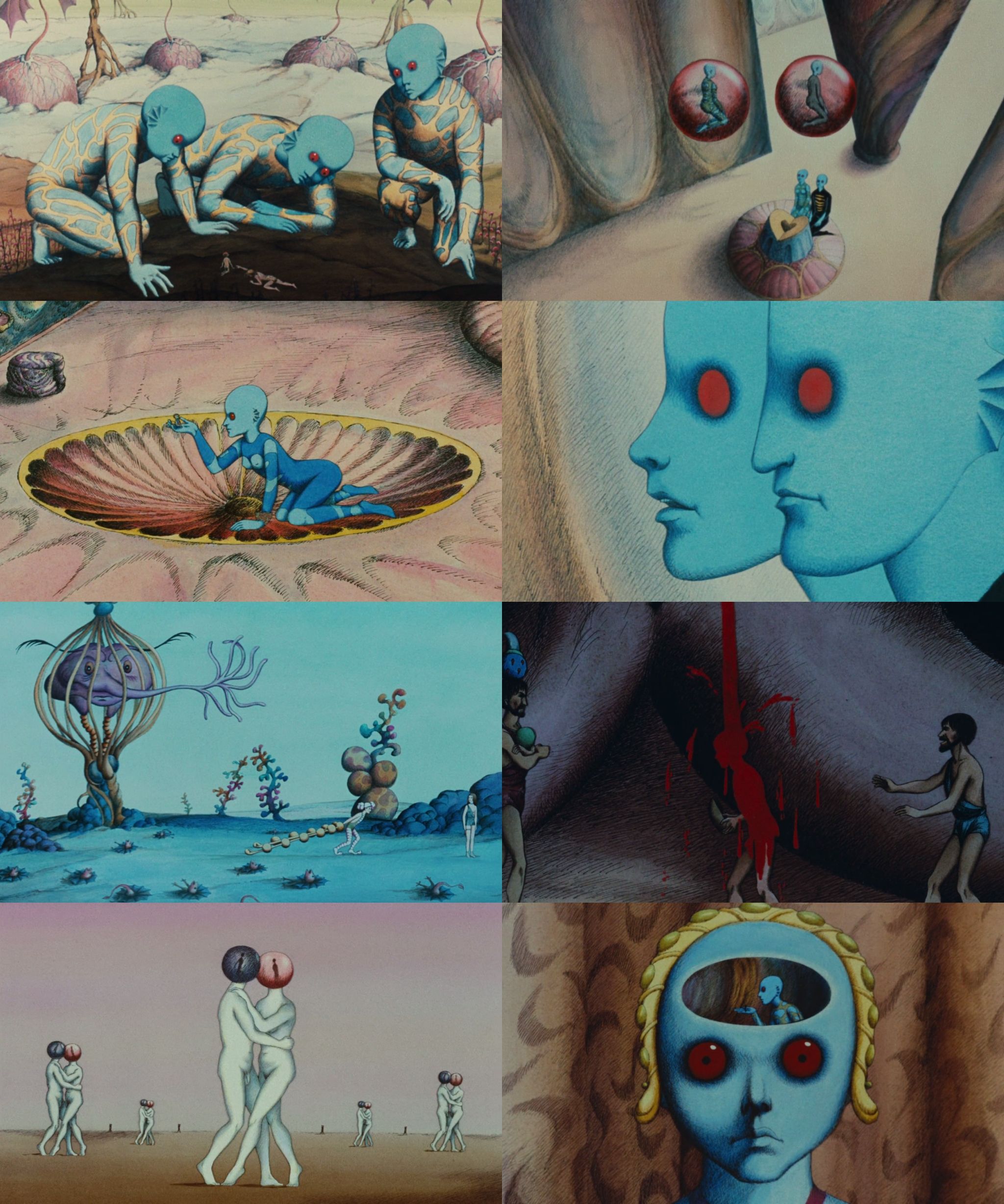 Fantastic Planet (1973) by René Laloux. Psychedelic art, Movie posters vintage, Art