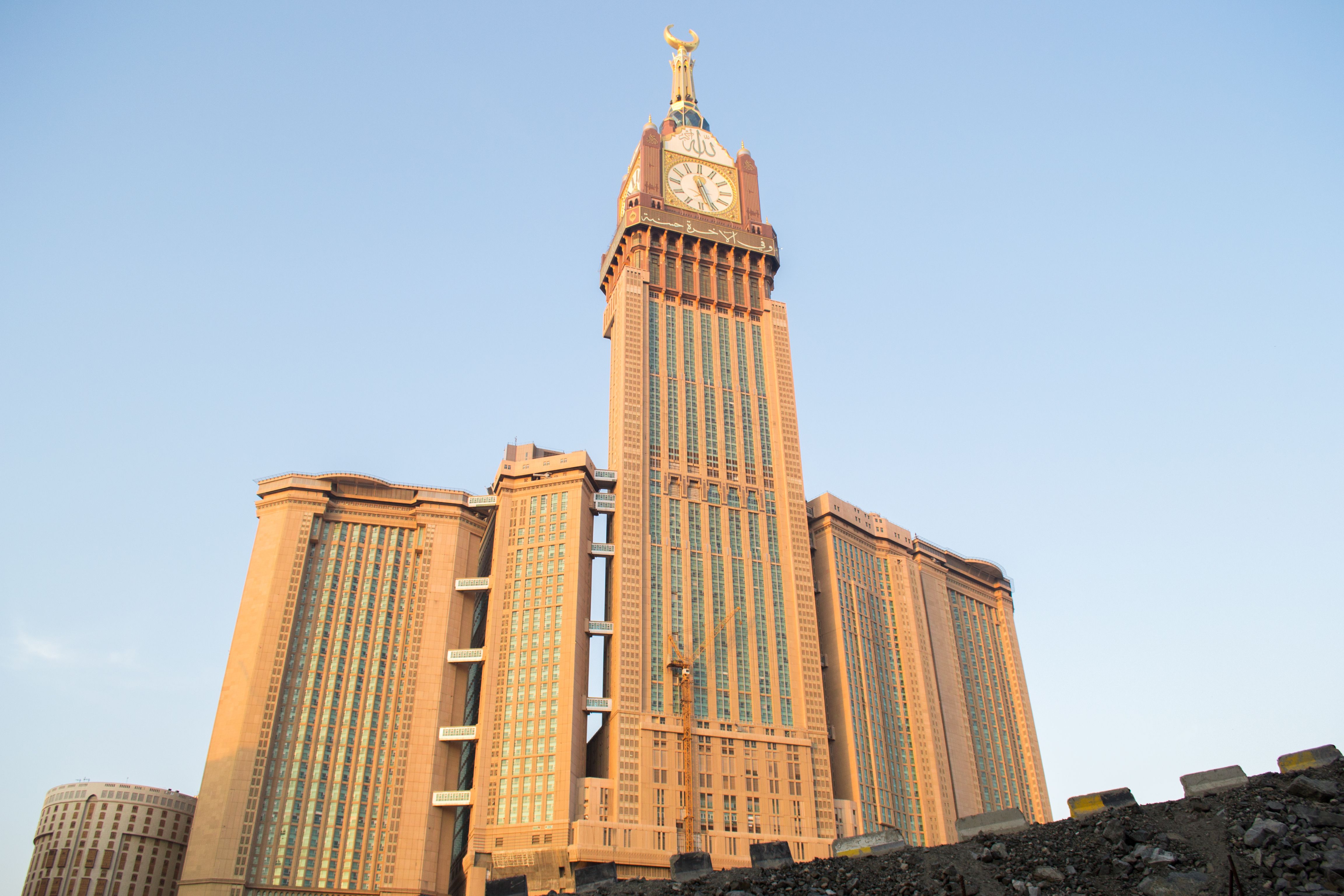 Free of clock tower, makkah, saudi arabia