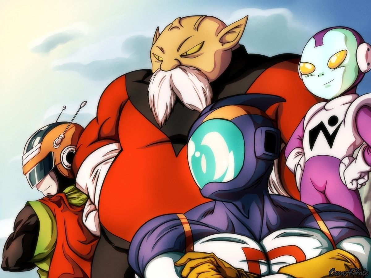 The Great Saiyaman (Gohan), Toppo, Katopesla, and Jaco. Dragon ball, Dragon ball z, Dragon ball super wallpaper