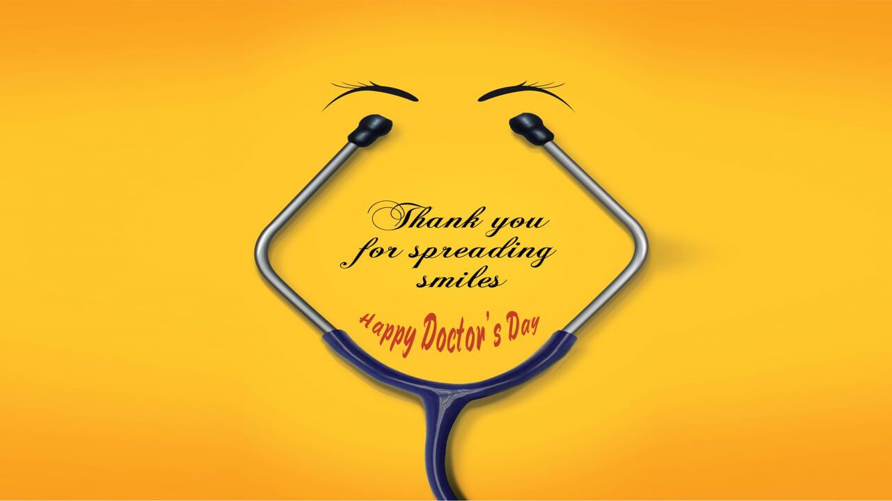 Happy Doctors Day Wishes Spreading Smiles Quotes HD Wallpaper