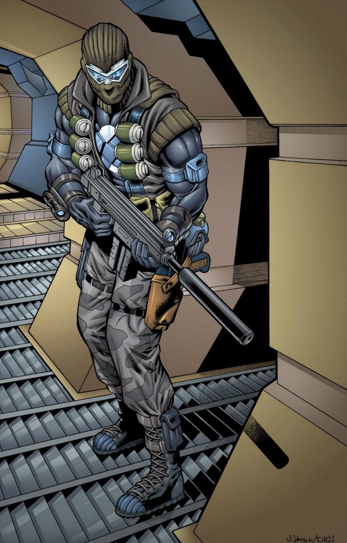Agent Zero by Jeff Johnson. Marvel and dc characters, Marvel villains, Superhero design
