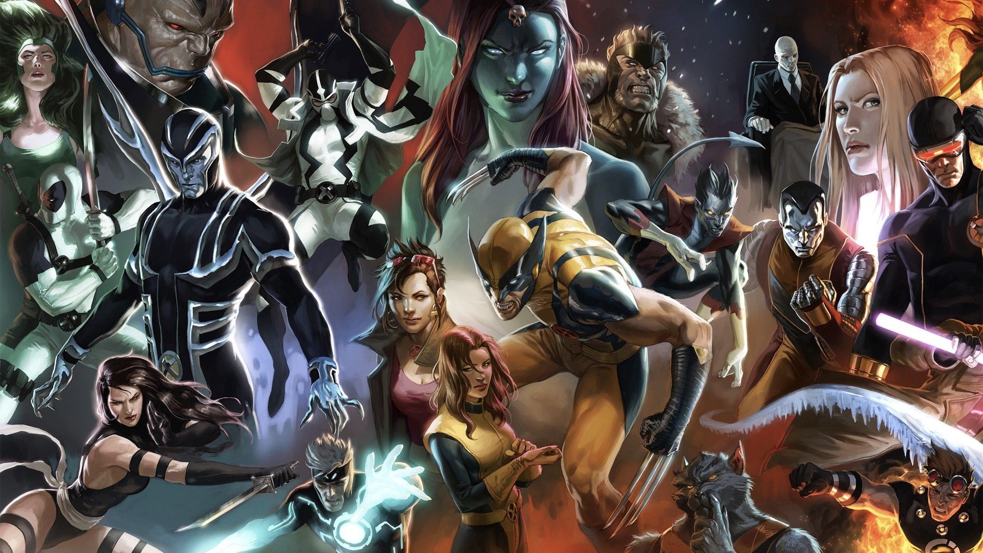 Title Comics Marvel Comics Apocalypse Cannonball X Men Characters HD Wallpaper