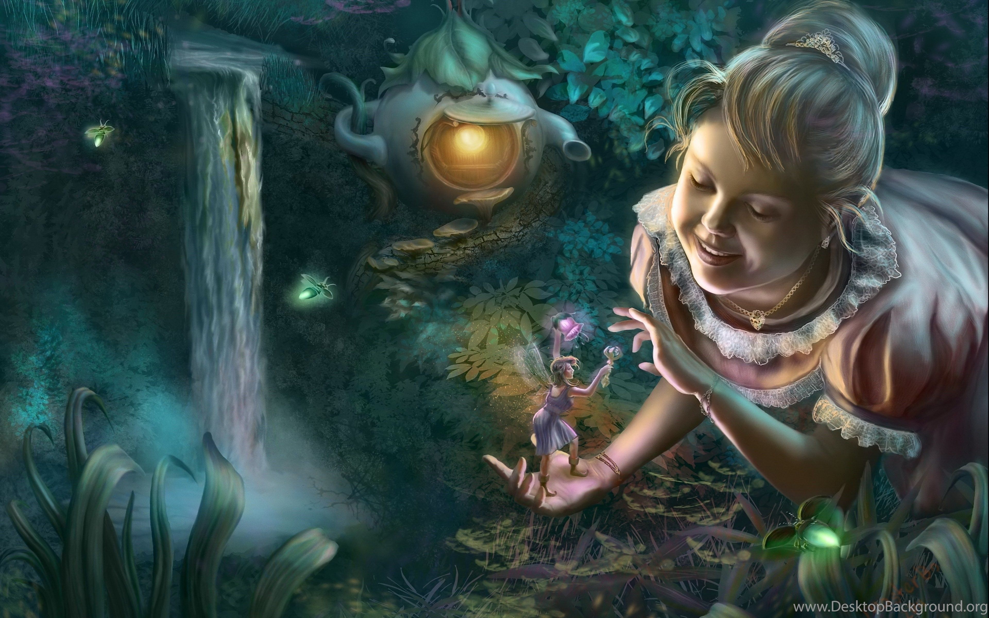 Заколдованные картинки. Сказочные эльфы. Волшебные иллюстрации. Девушка в волшебном лесу. Сказочная девушка.