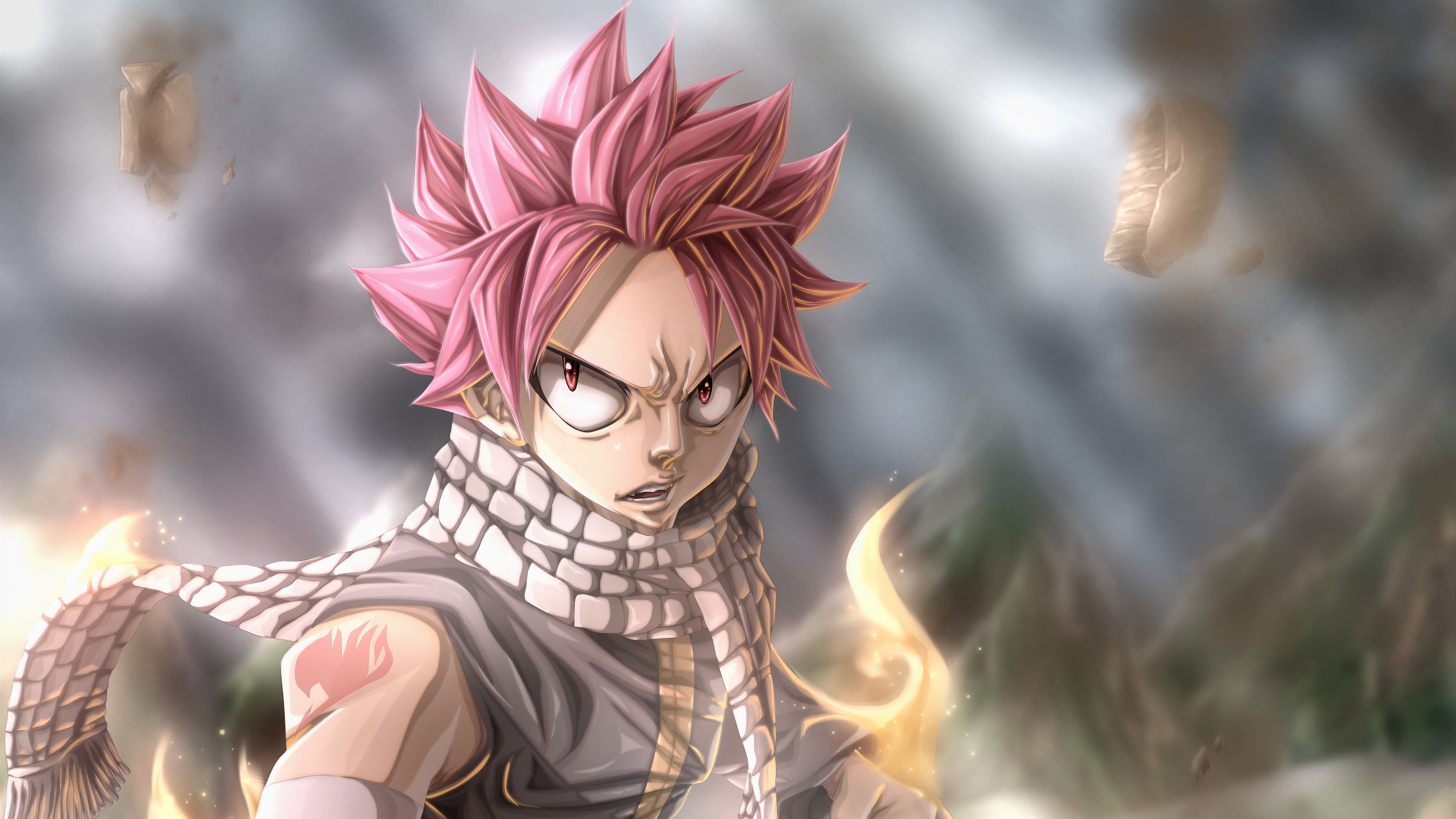 Natsu Fairy Tail Anime 4k, HD Anime, 4k Wallpaper, Image, Background, Photo and Picture