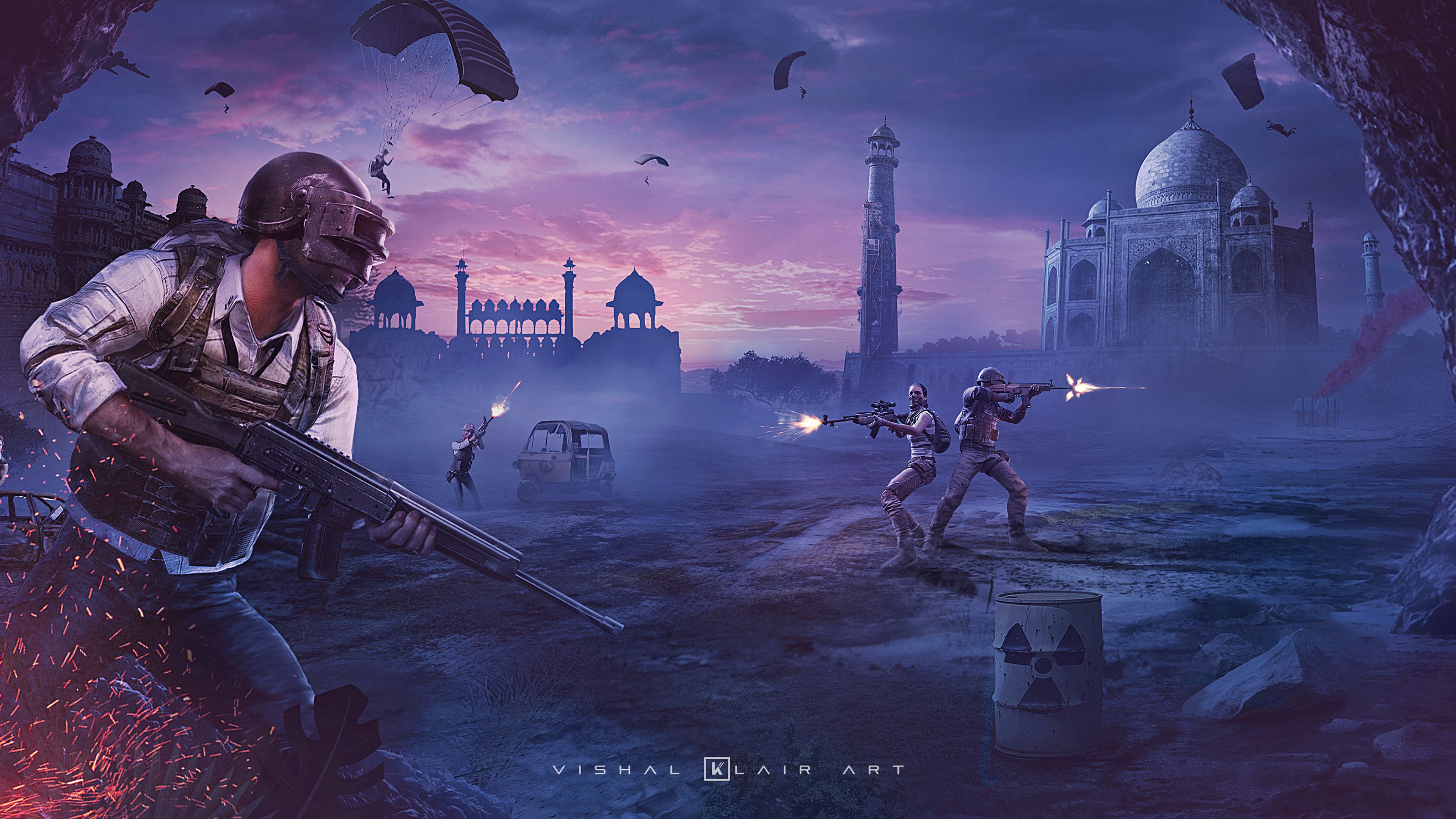 PUBG India Map 4K Wallpaper. HD