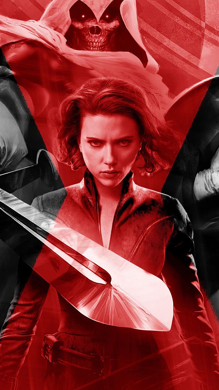 Black Widow 2021 Cave iPhone Wallpaper Free Download