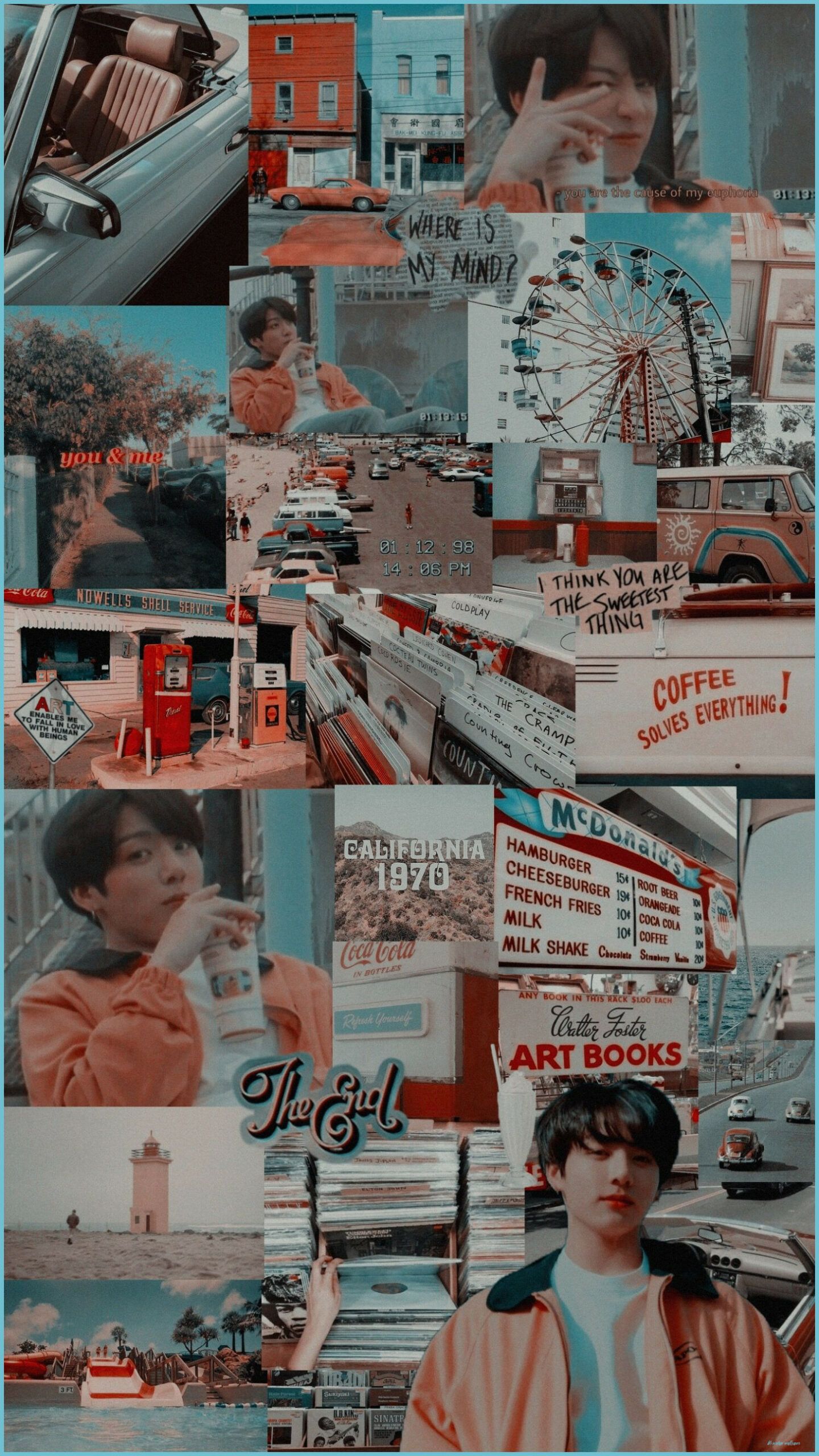 Kpop #jungkook #bts s #wallpaper #euphoria #vintage #aesthetic Vintage Wallpaper