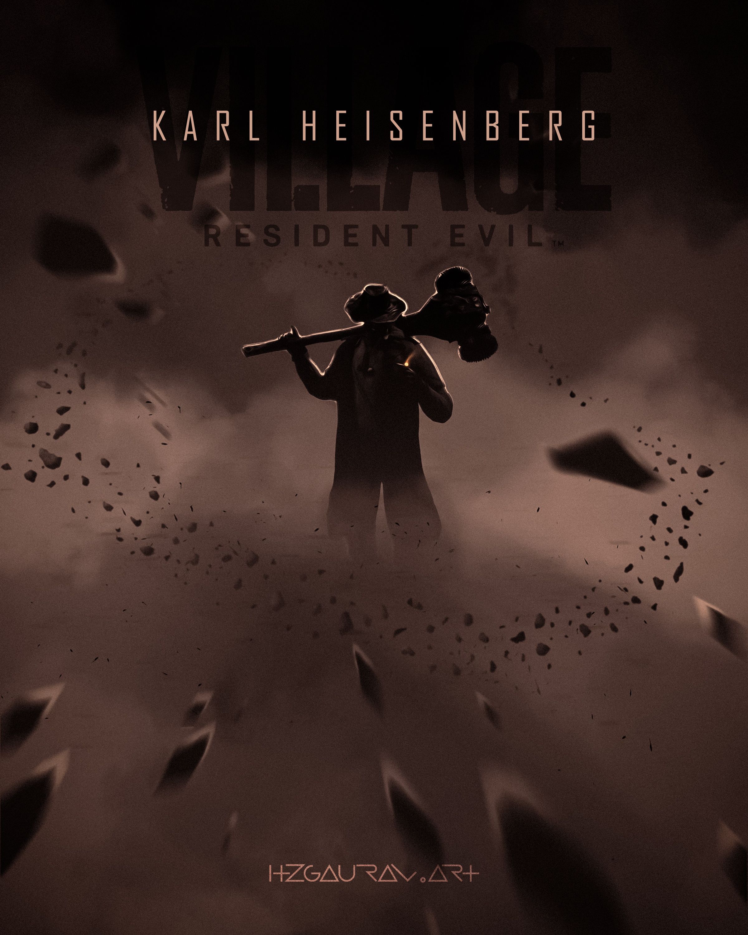 Karl Heisenberg from Resident Evil Village [Artwork by Me]