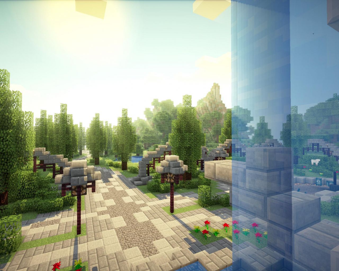 Free download Minecraft Survival Games Background Shaders Game with shaders and some [2560x1392] for your Desktop, Mobile & Tablet. Explore Minecraft Shaders Wallpaper. Cool Minecraft Wallpaper Hd, Minecraft Wallpaper