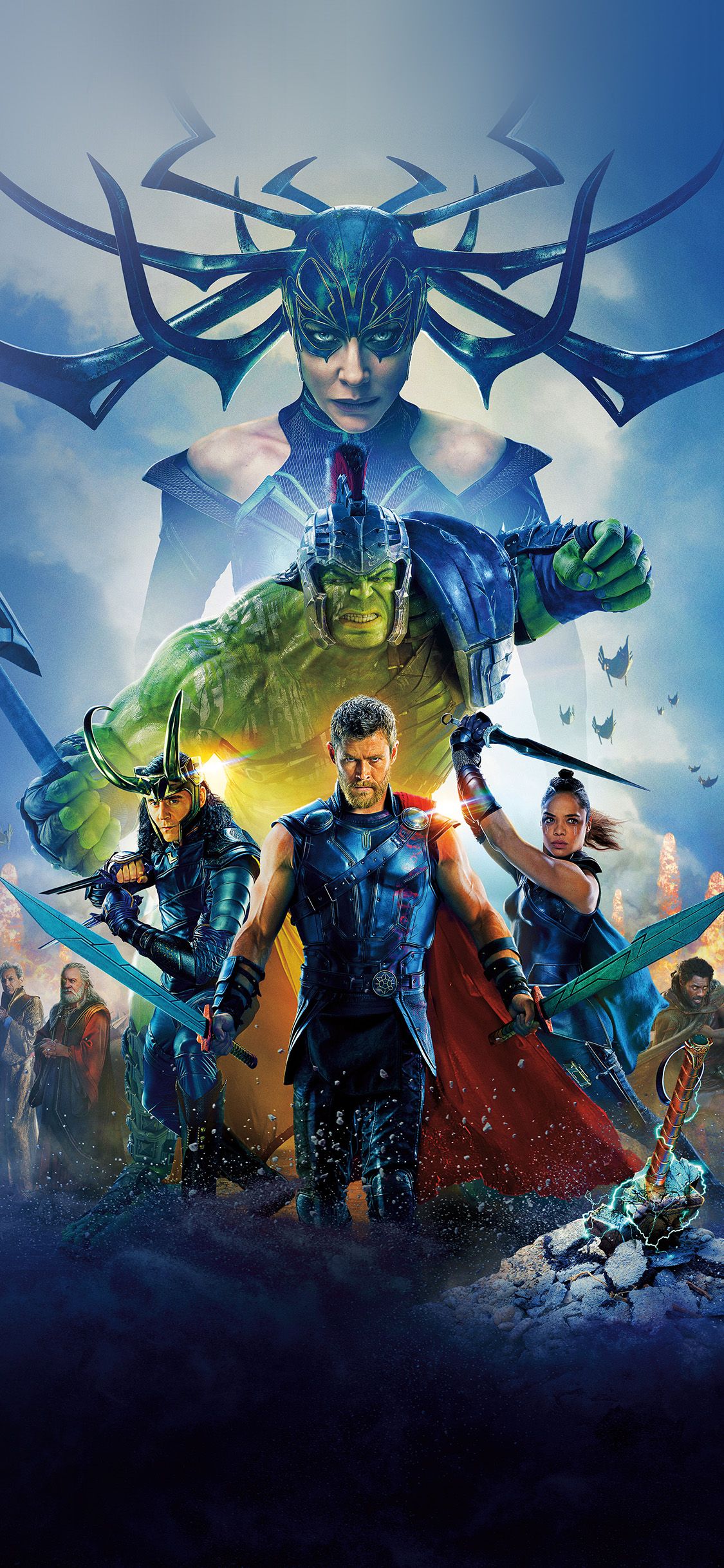 Thor Ragnarok Film Marvel Art Illustration Wallpaper