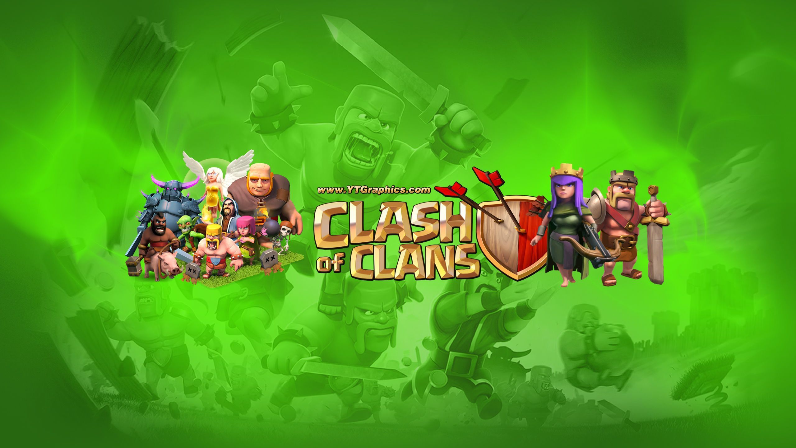 Download Clash Of Clans Youtube Banner for desktop or mobile device. Make your device cooler and more beautiful. Youtube banners, Banner, Gaming banner