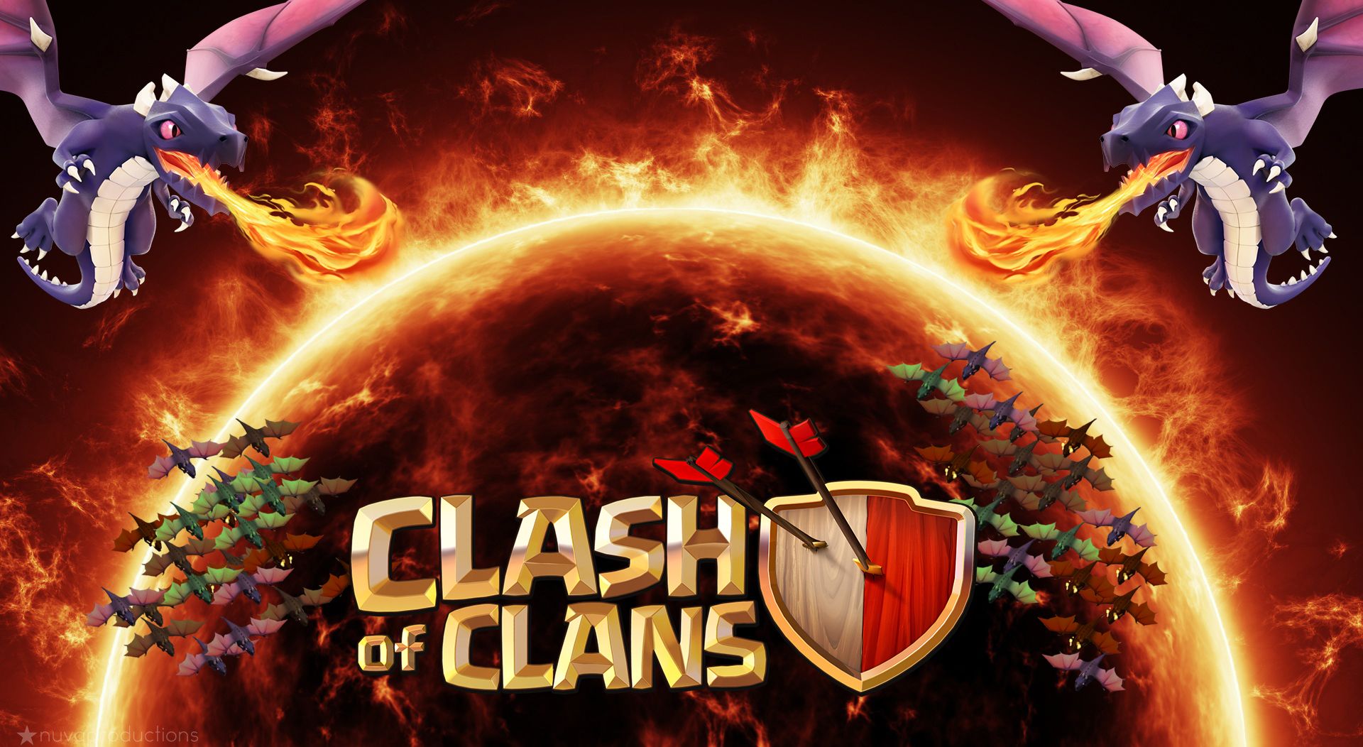 Clash of clans год. Clash of Clans картинки. Clash of Clans фон. Clash of Clans обои для рабочего стола. Clash of Clans дракон.