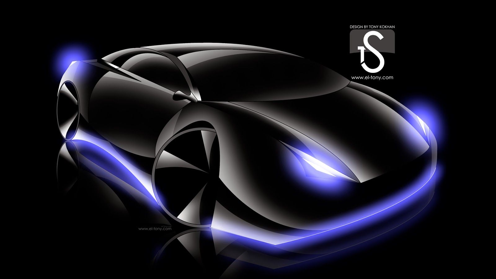 3D Car Design Wallpaper