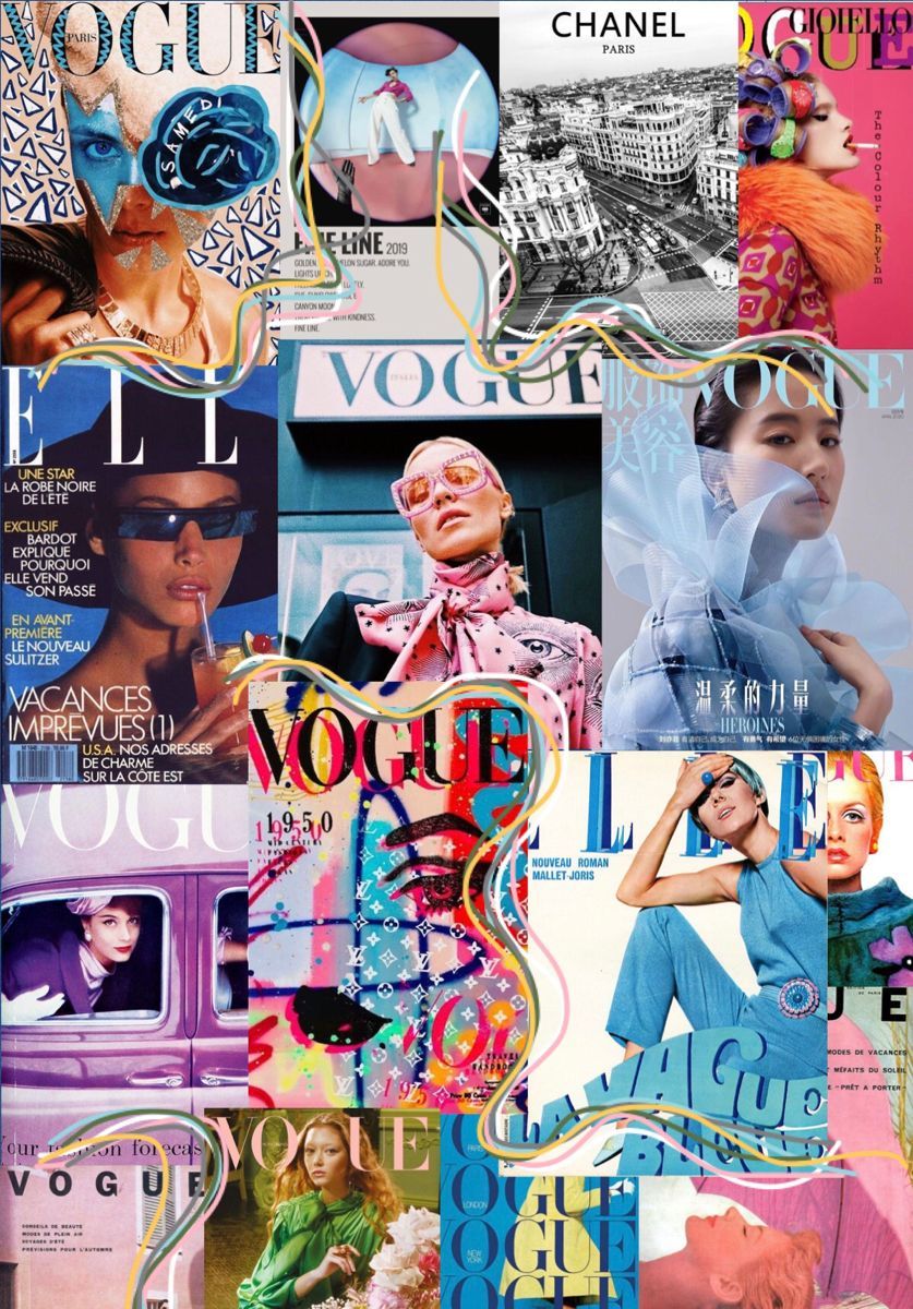 Magazine collage. Magazine collage, Vogue wallpaper, Cover wallpaper