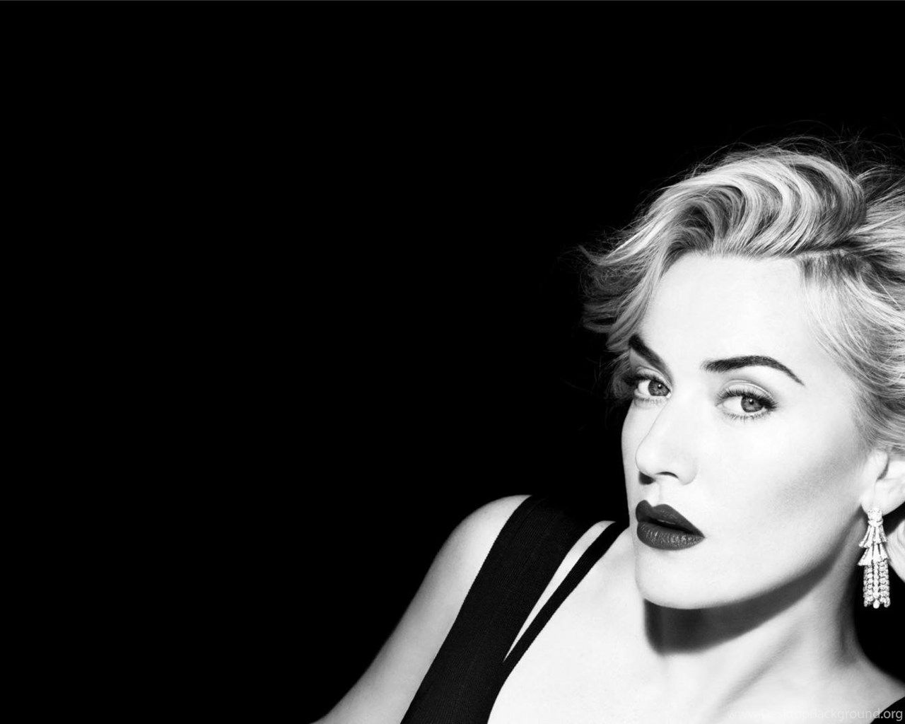 White Kate Winslet Actress Vogue Magazine Sofa Wallpaper Desktop Background