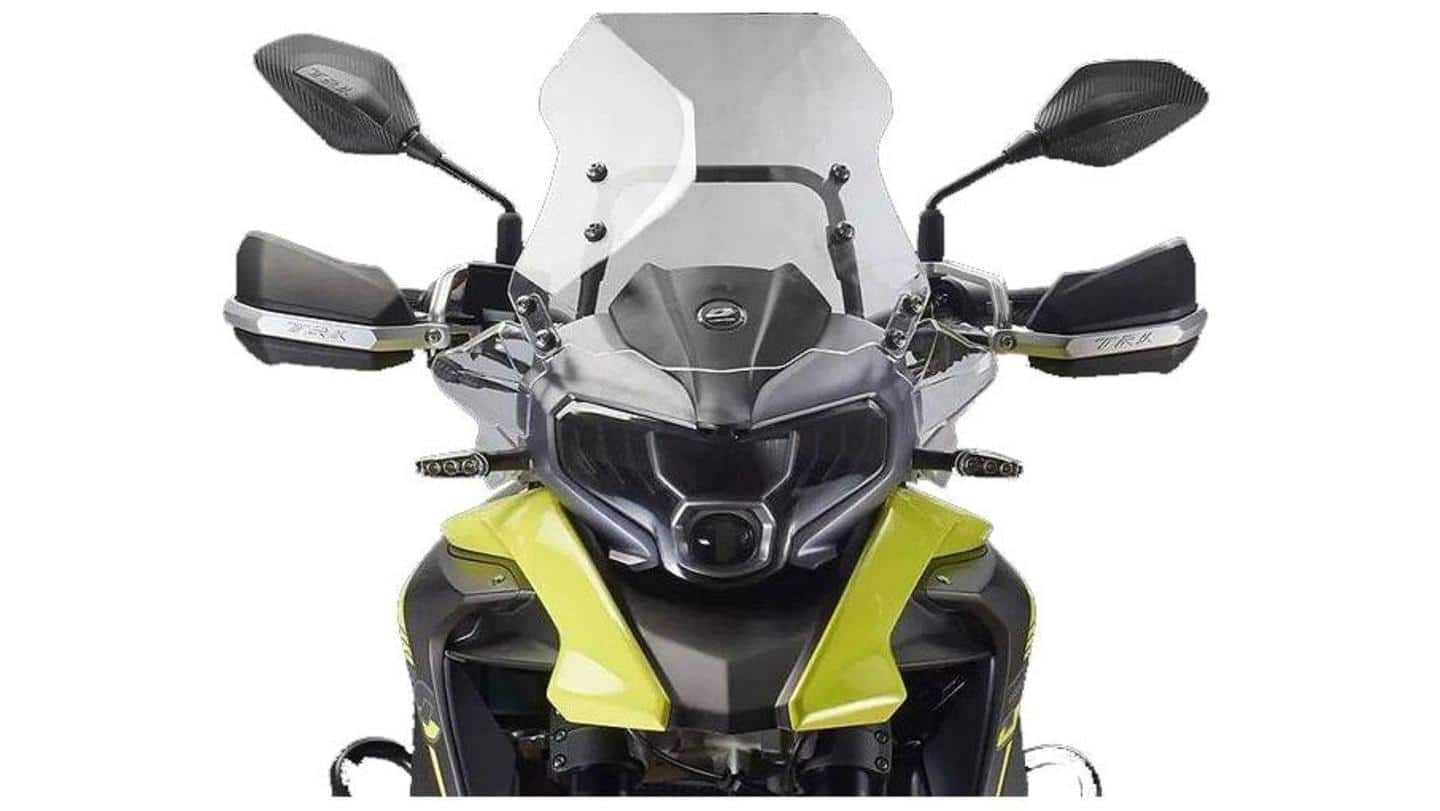 image of 2021 Benelli TRK 502X bike leaked