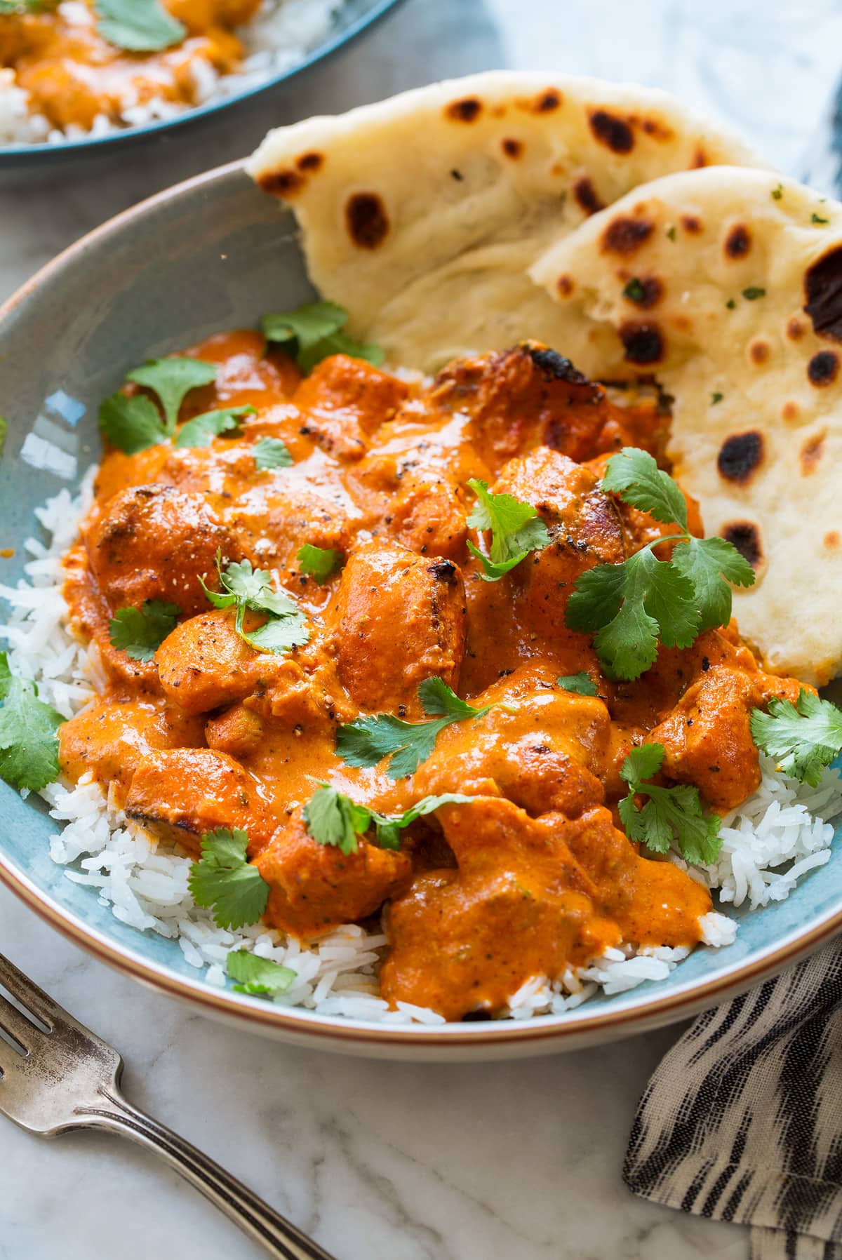 Steps to Prepare Indian Butter Chicken And Naan