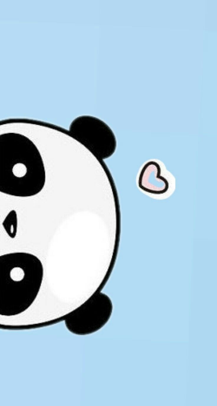 Cute Panda Cartoon Black And White