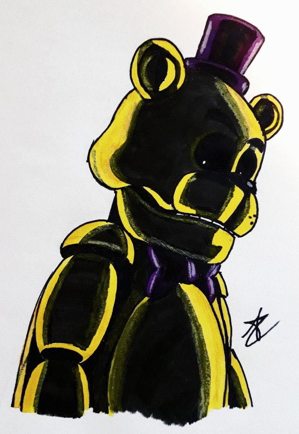 UCN Fredbear (AAAAAAAAAAAAAHHHHHHHHHHHhhhhhhhhhhhhhhhhhhh). Fnaf drawings, Fnaf golden freddy, Fnaf art
