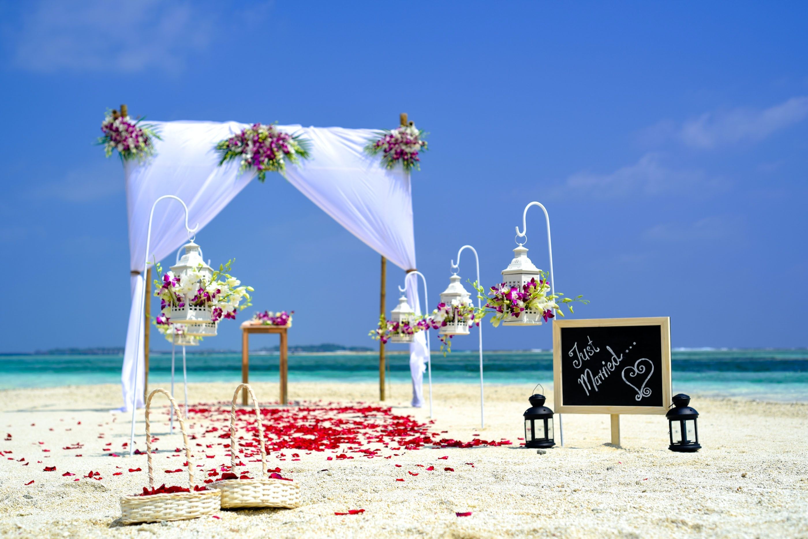 Beach Wedding Wallpaper