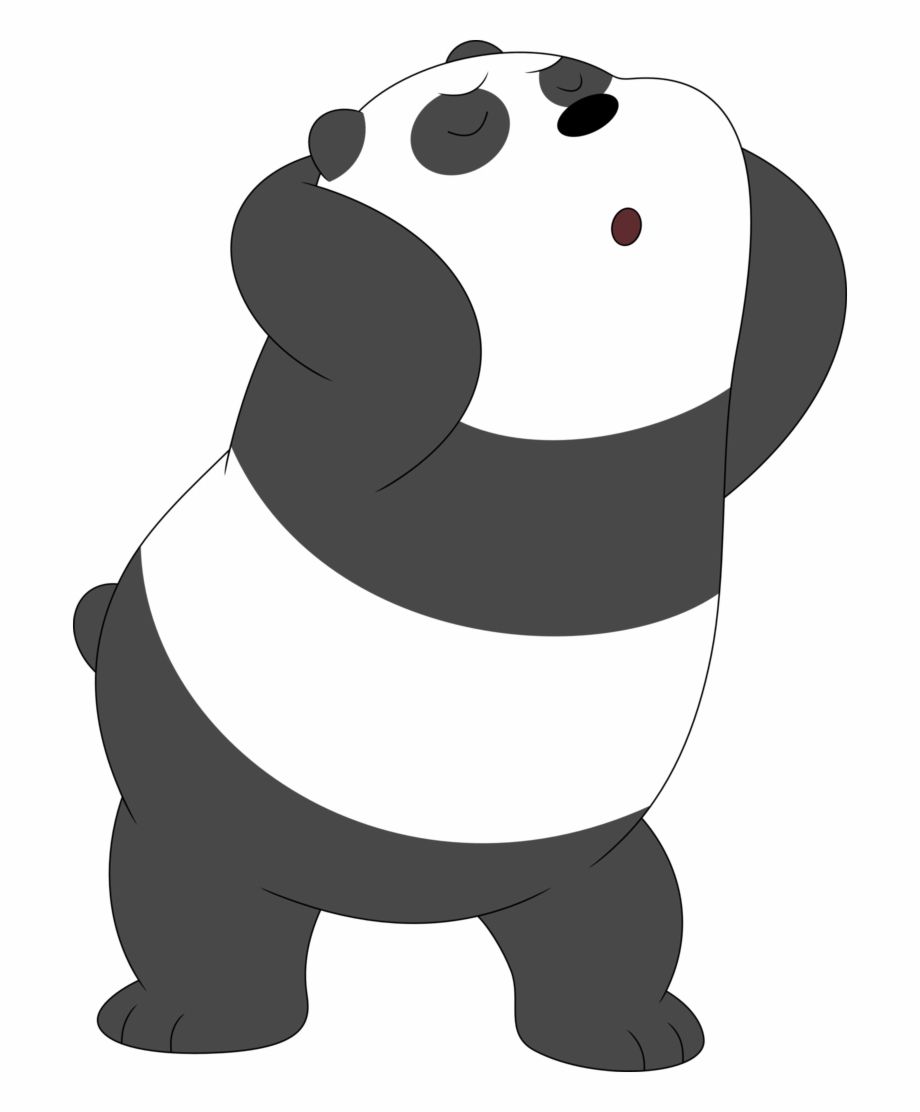 Free Panda Cartoon Black And White, Download Free Panda Cartoon Black And White png image, Free ClipArts on Clipart Library