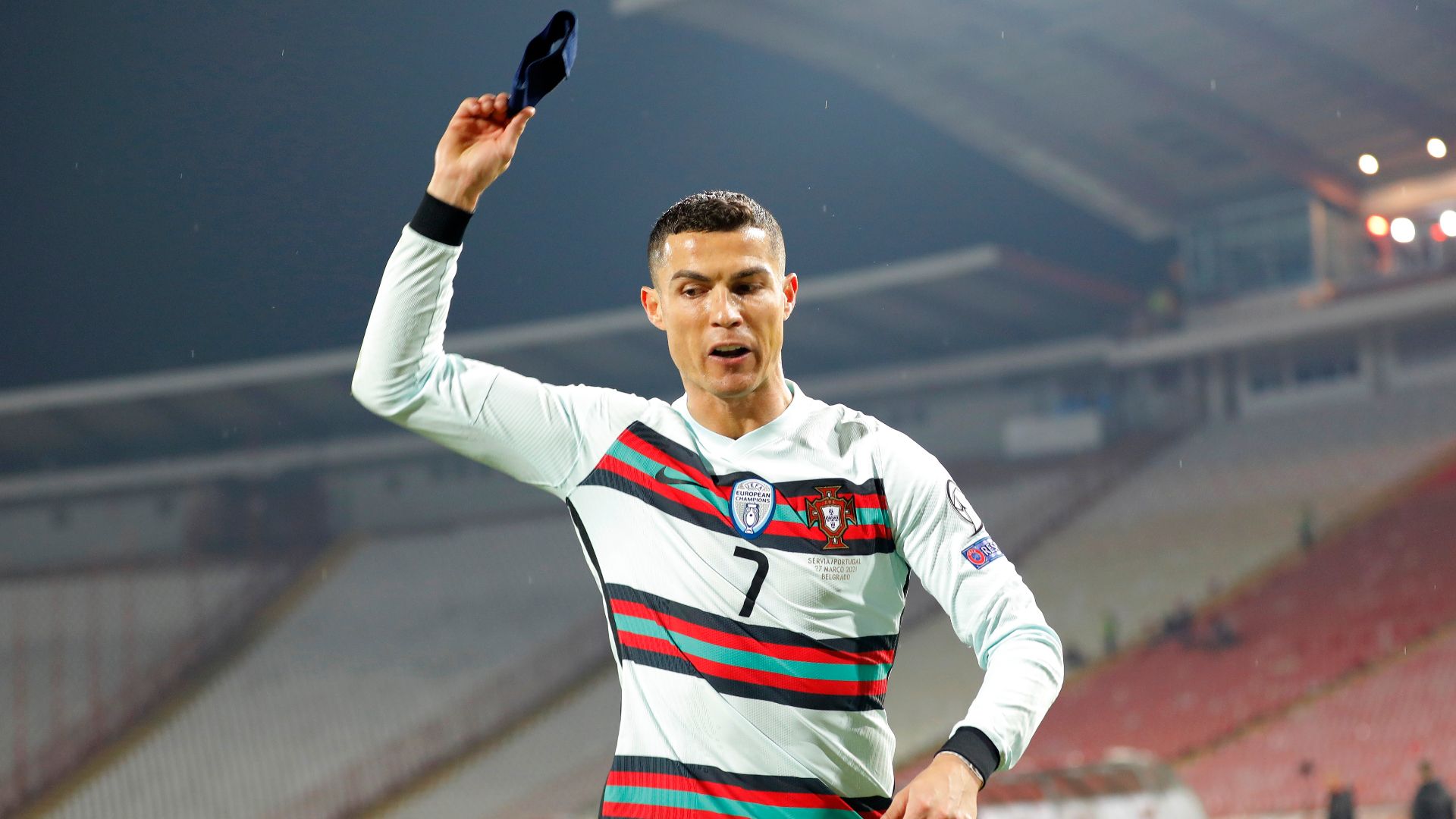 Assistant referee that ruled Ronaldo's 'goal' vs Serbia hadn't crossed line dropped from Euro 2020 officiating team