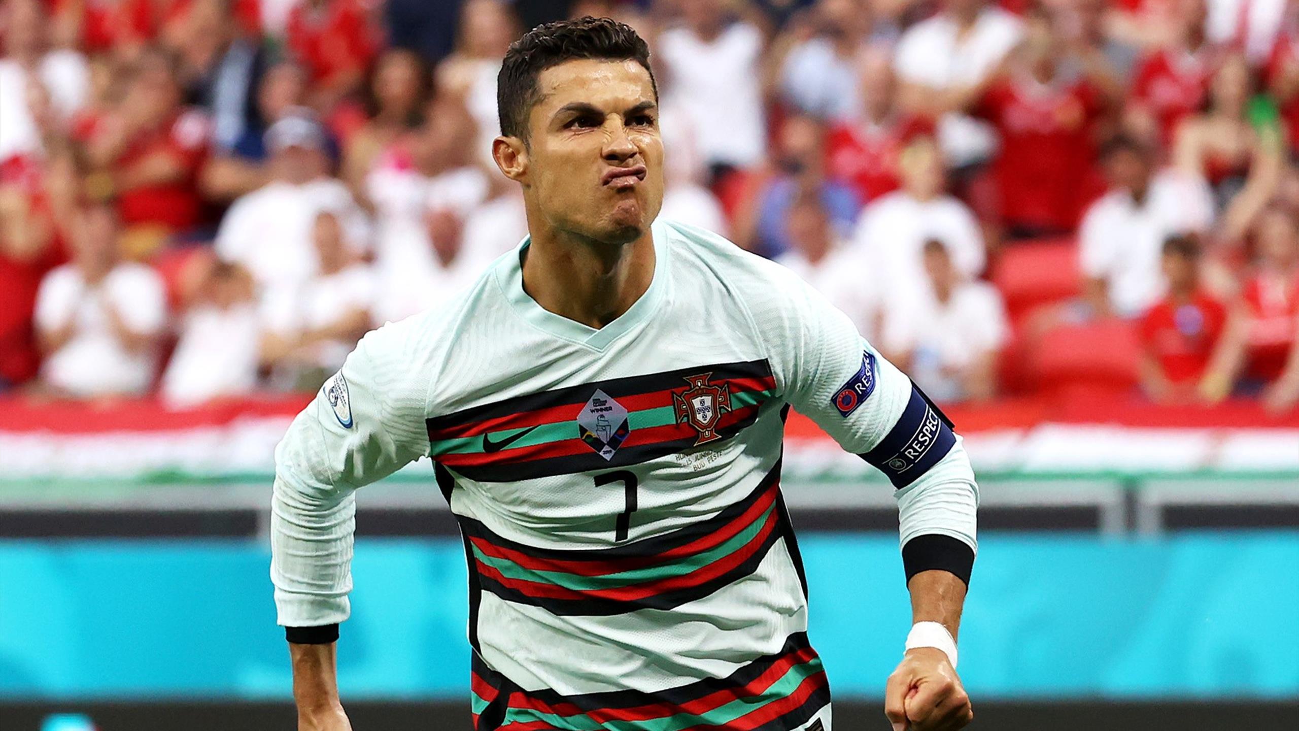 Cristiano Ronaldo becomes top scorer in European Championship history with 11 goals