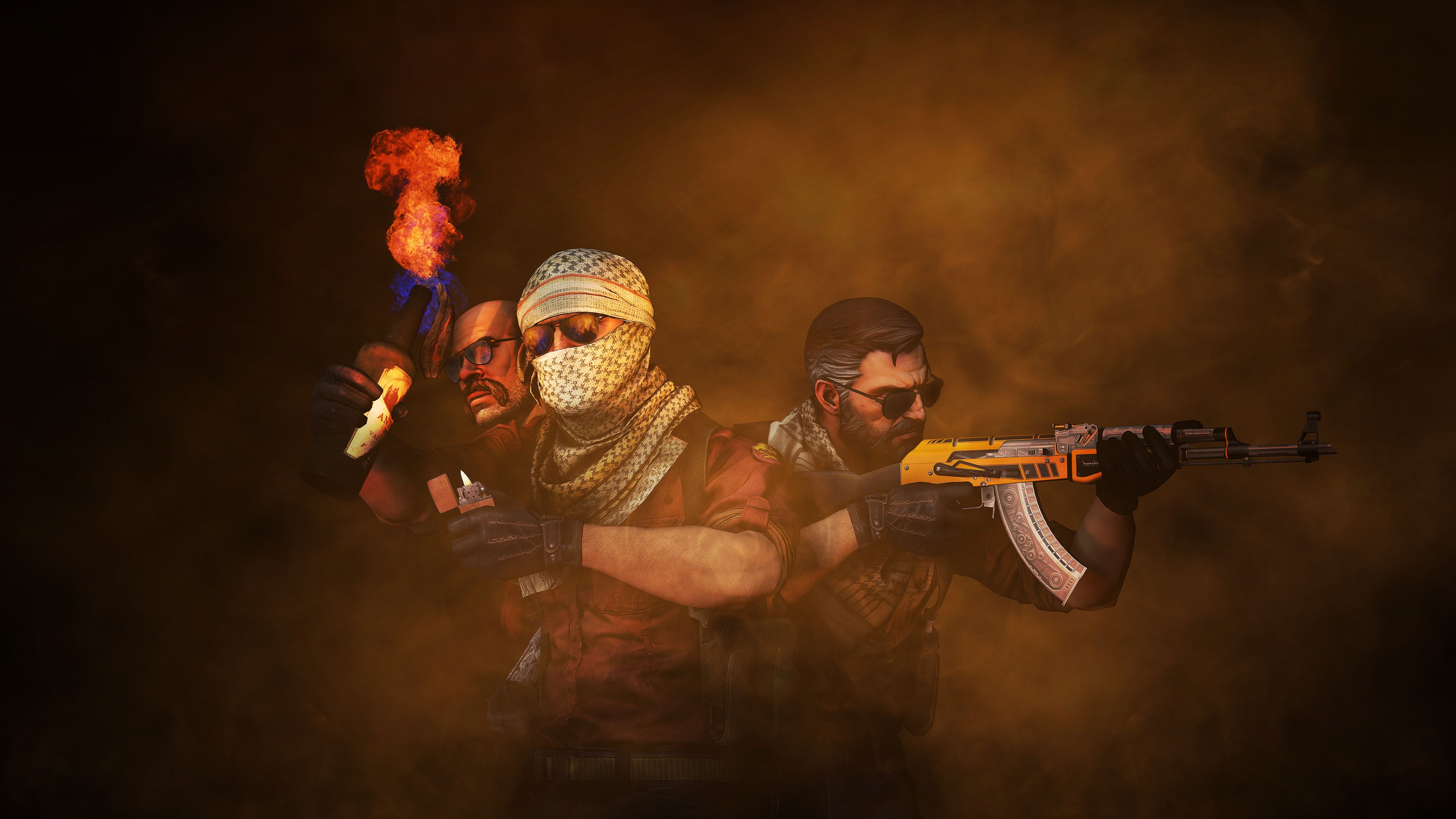 CS GO Terrorist Wallpaper 4K