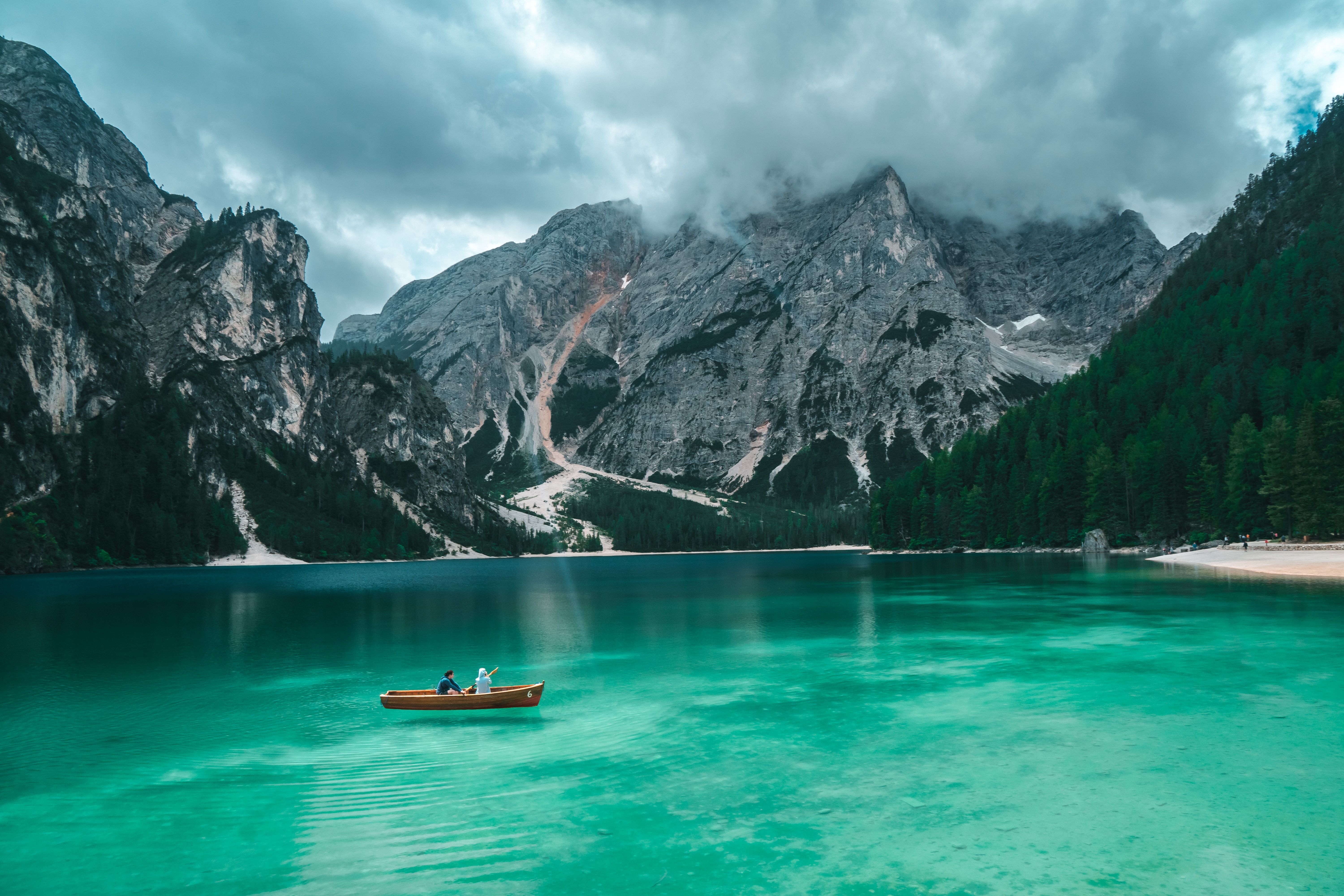 6000x4000 #italy, #nature, #water, #cloud, #blue, #overcast, #people, #Free picture, #moody, #green, #wallpaper, #mountain, #two, #cloudy, #canoe, #wallpaper hd, #boat, #storm, #clear, #forest, #ridge. Mocah HD Wallpaper
