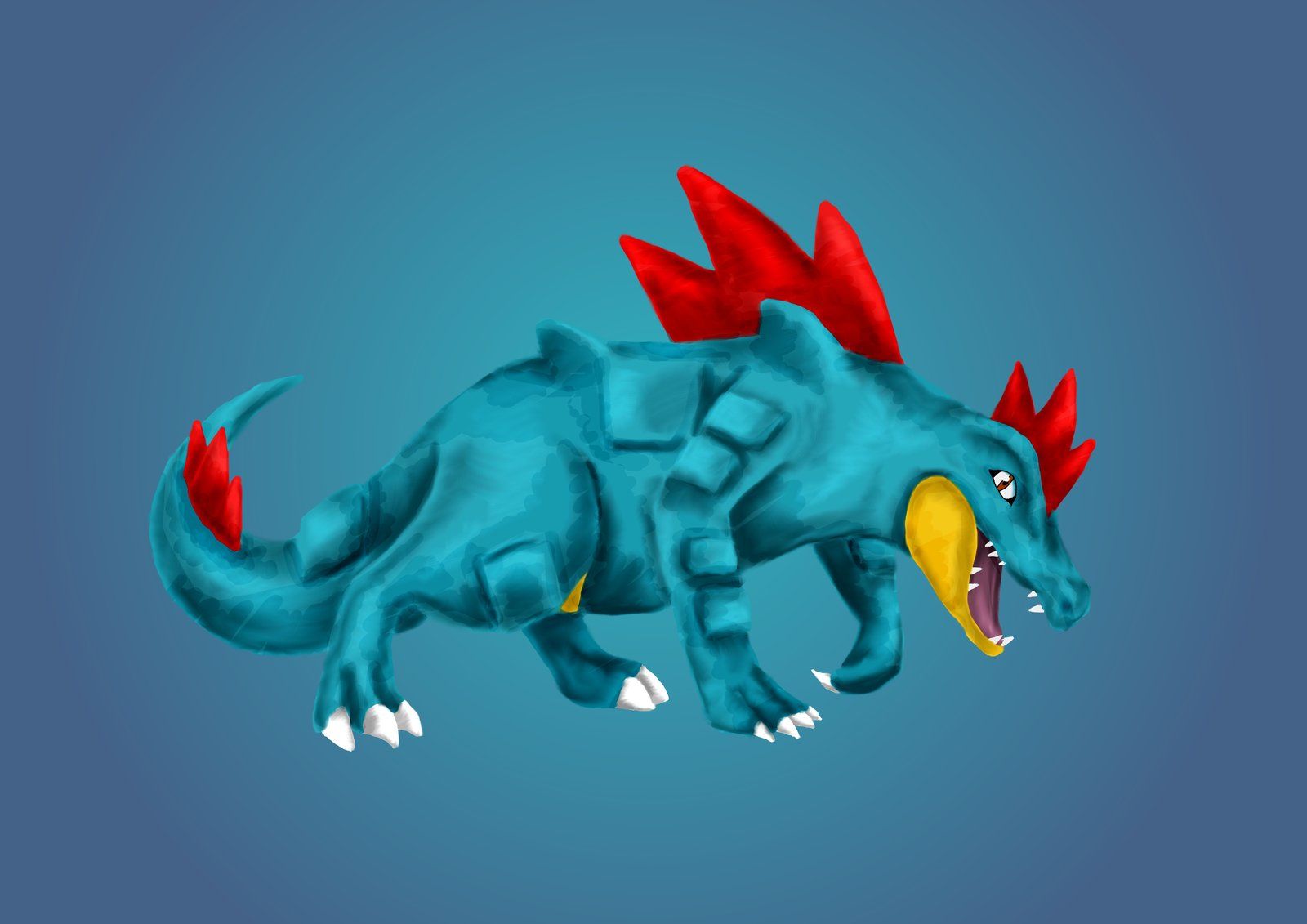 Feraligatr Wallpaper. Feraligatr Wallpaper, Feraligatr Wallpaper 3D and Feraligatr Wallpaper Shin