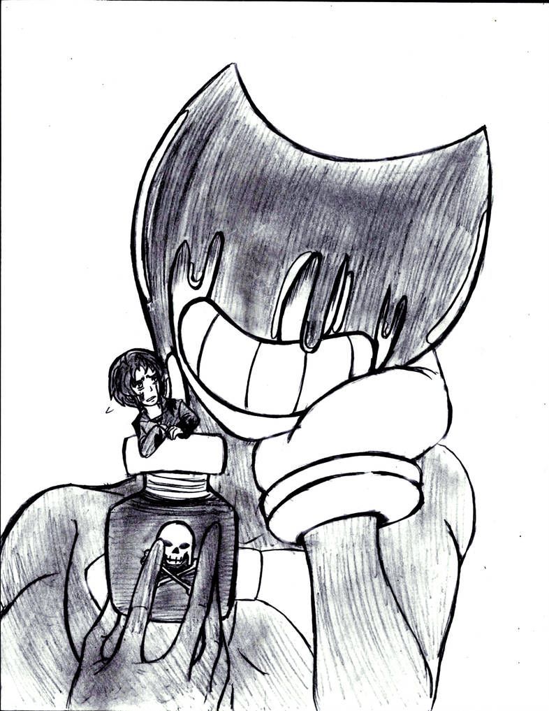 Tiny Henry by Atsyrc. Bendy and the ink machine, Hero wallpaper, Just ink