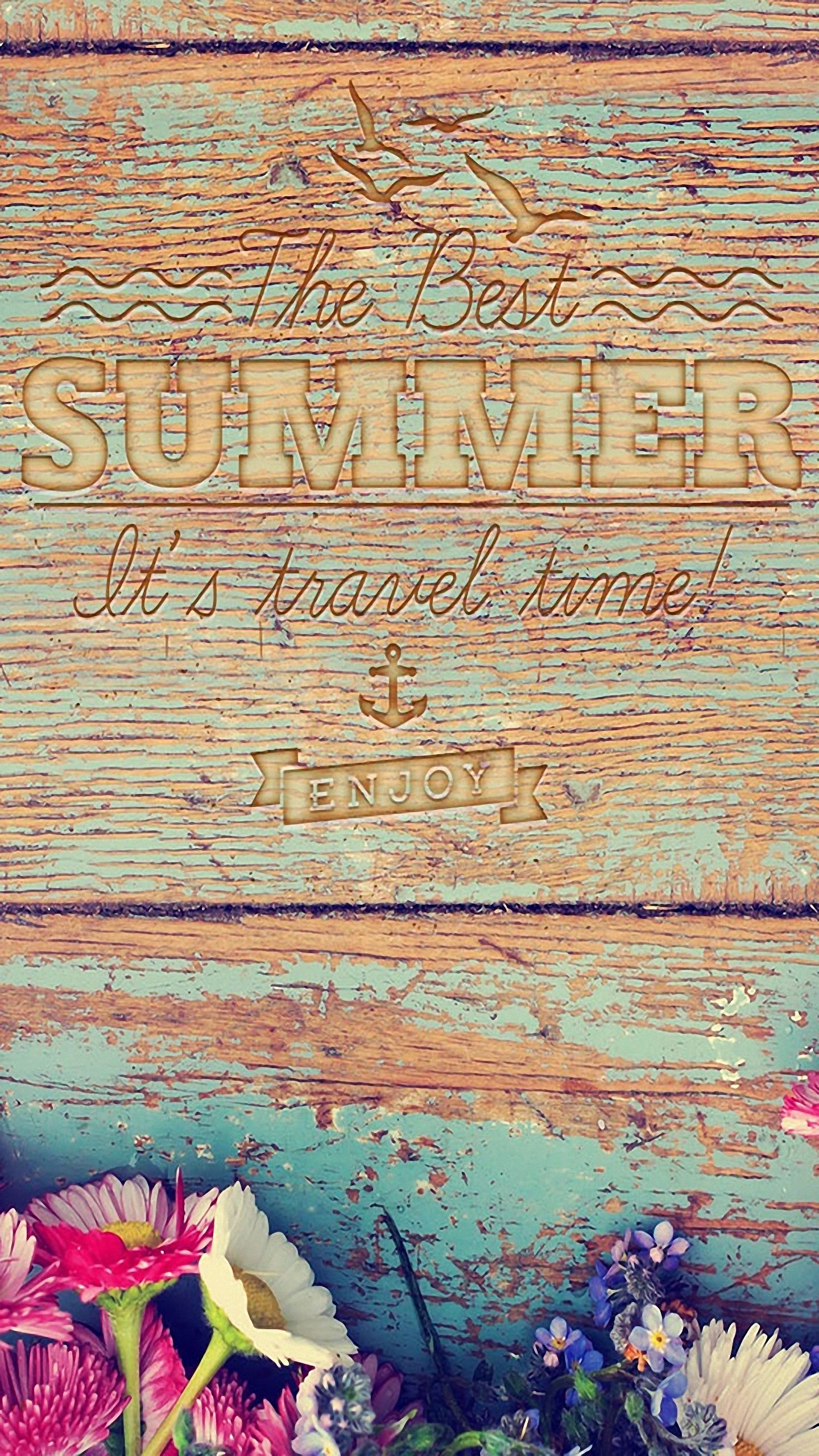 Hd The Best Summer Wooden Nokia Phone Wallpaper