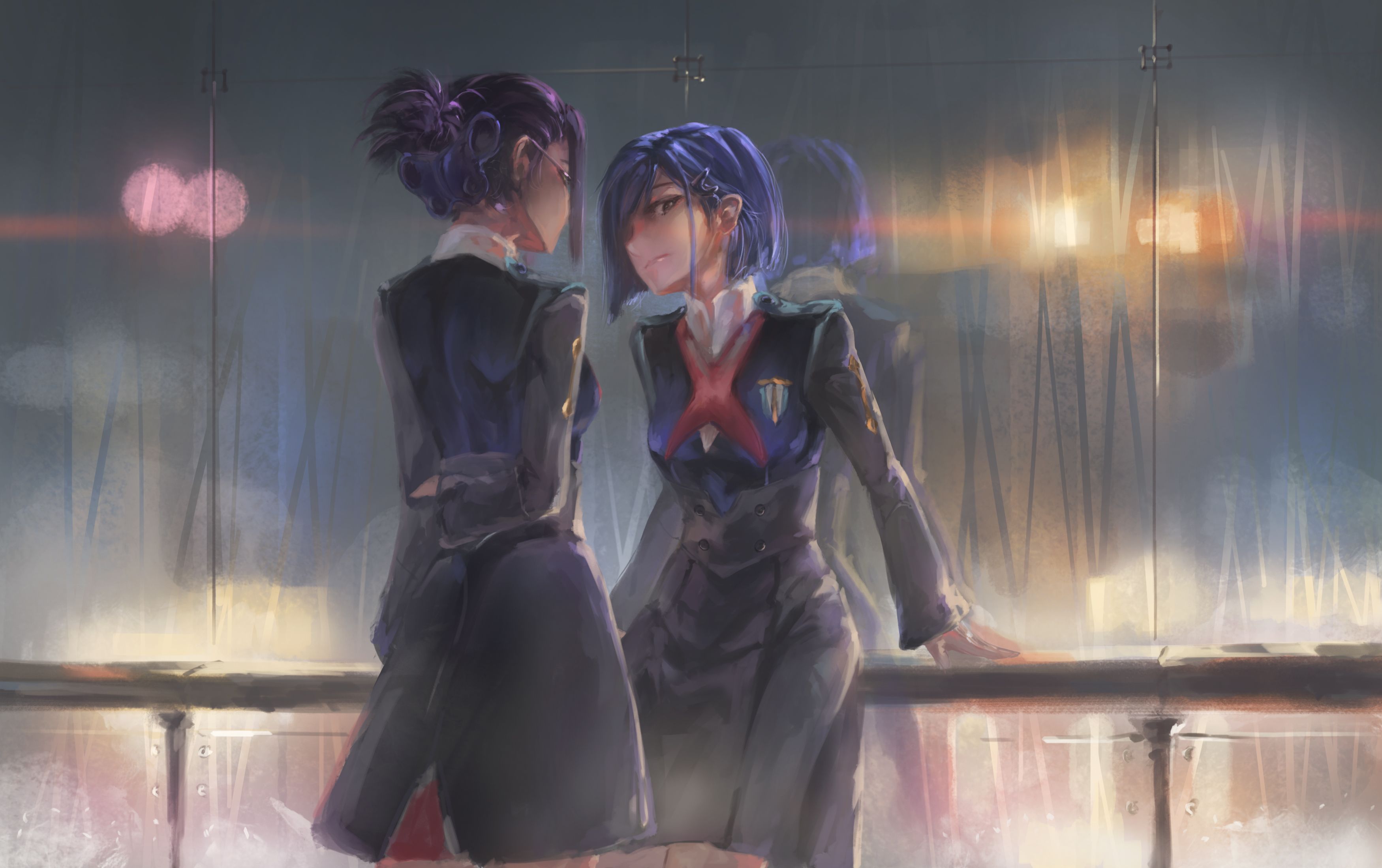 Ichigo And Ikuno Darling In The FranXX 4k, HD Anime, 4k Wallpaper, Image, Background, Photo and Picture