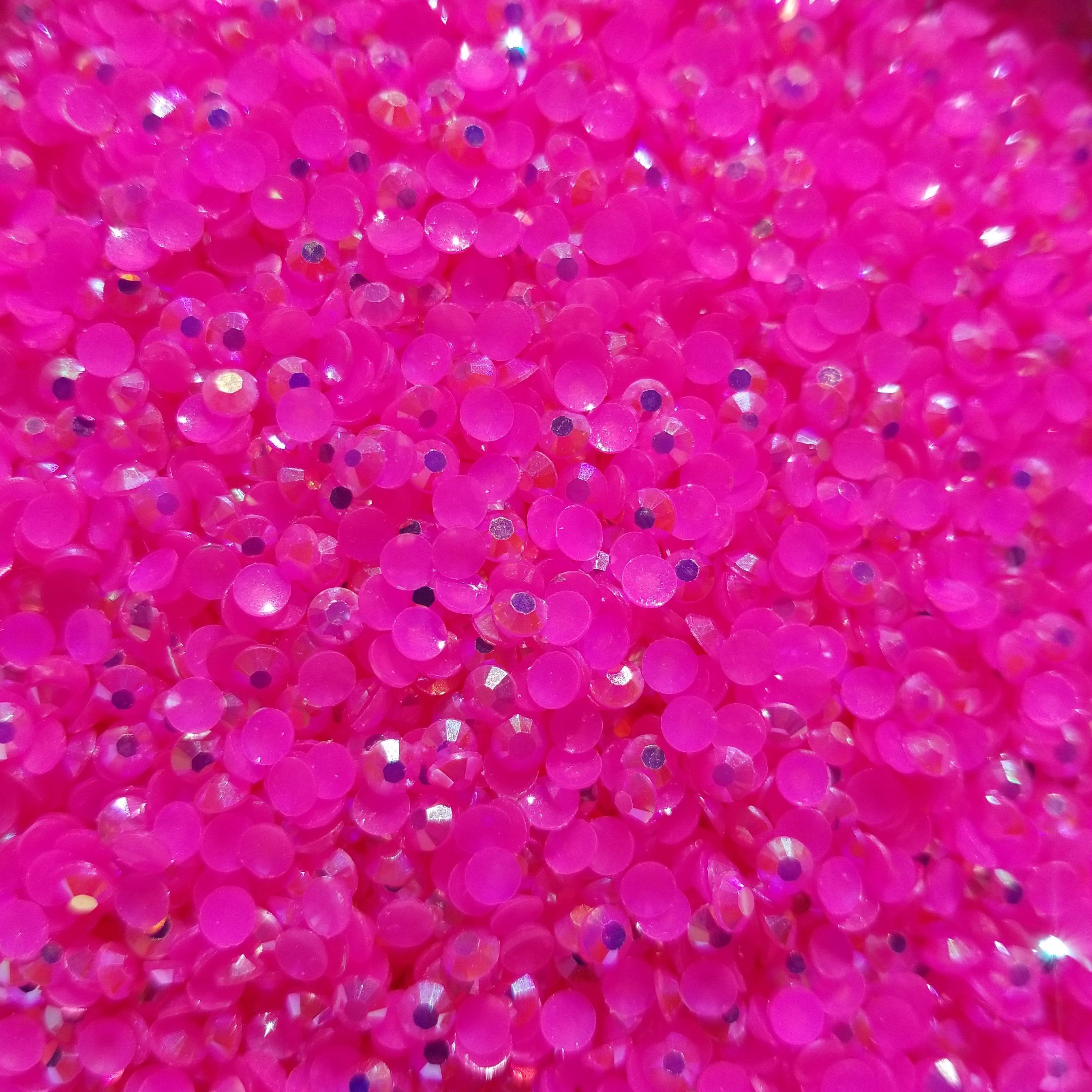 Neon Hot Pink Ab Rhinestones 2mm You pick Size. Hot pink wallpaper, Hot pink, Pink aesthetic