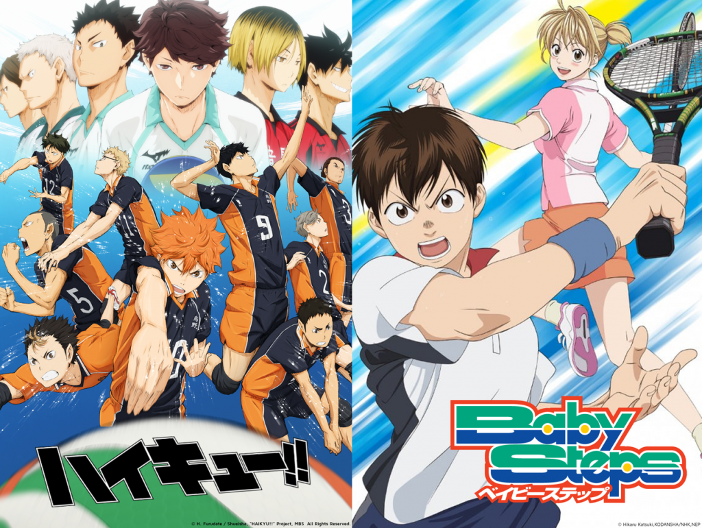 Double Sports Anime Treats: Baby Steps & Haikyuu!!. World of Yamaguchi Hoshiko