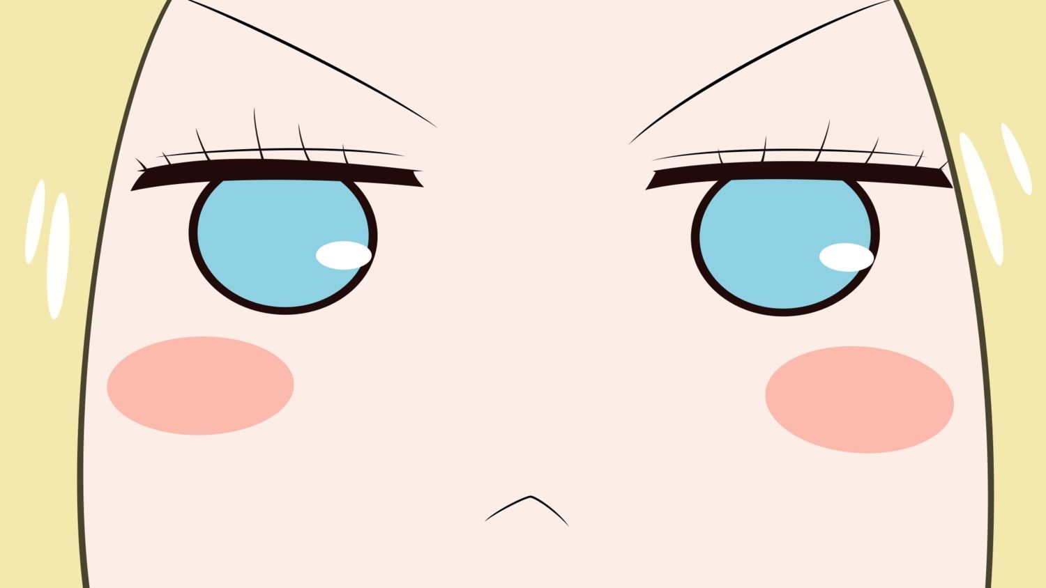 aqua eyes baby steps blonde hair close marcia o'brien vector. konachan.com.com Anime Wallpaper