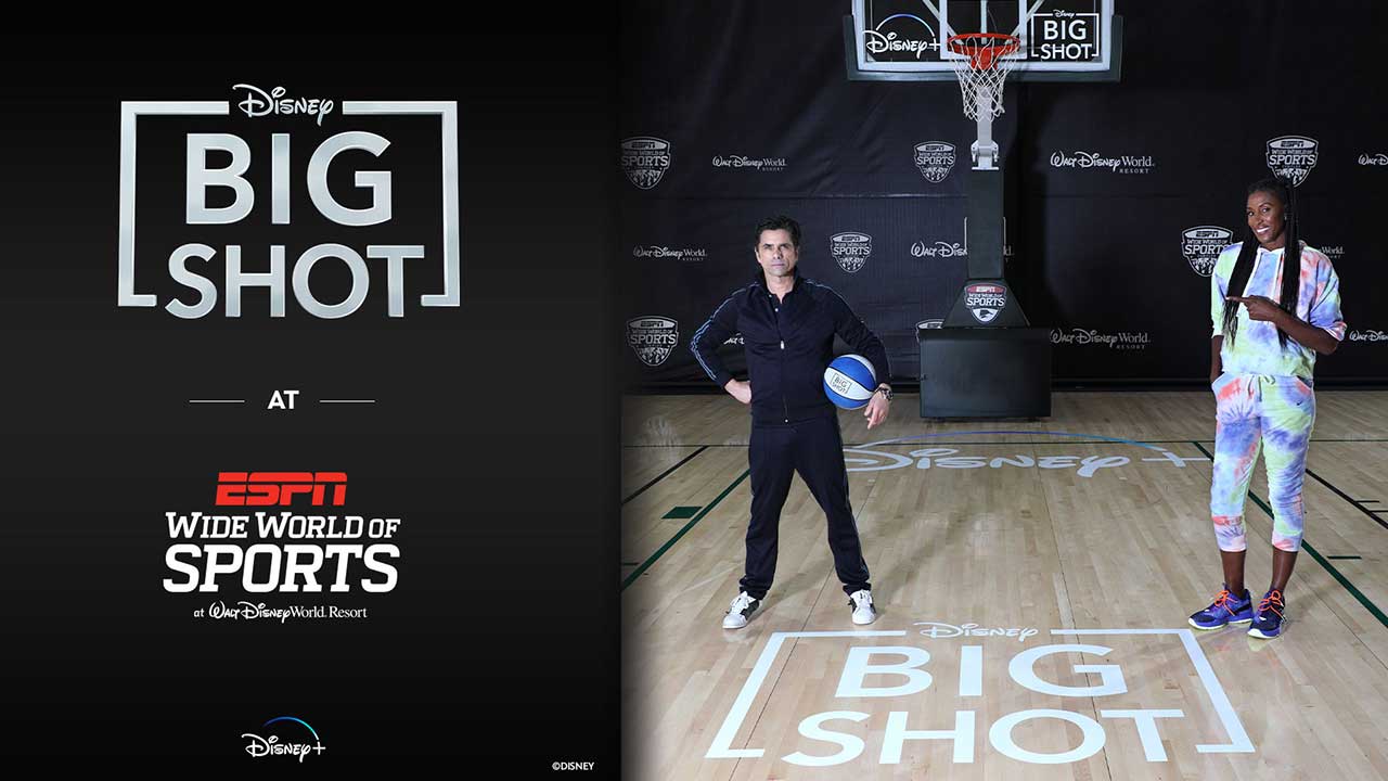 Just HORSE Ing Around With Big Shot's John Stamos And Lisa Leslie At ESPN Wide World Of Sports Complex. Disney Parks Blog